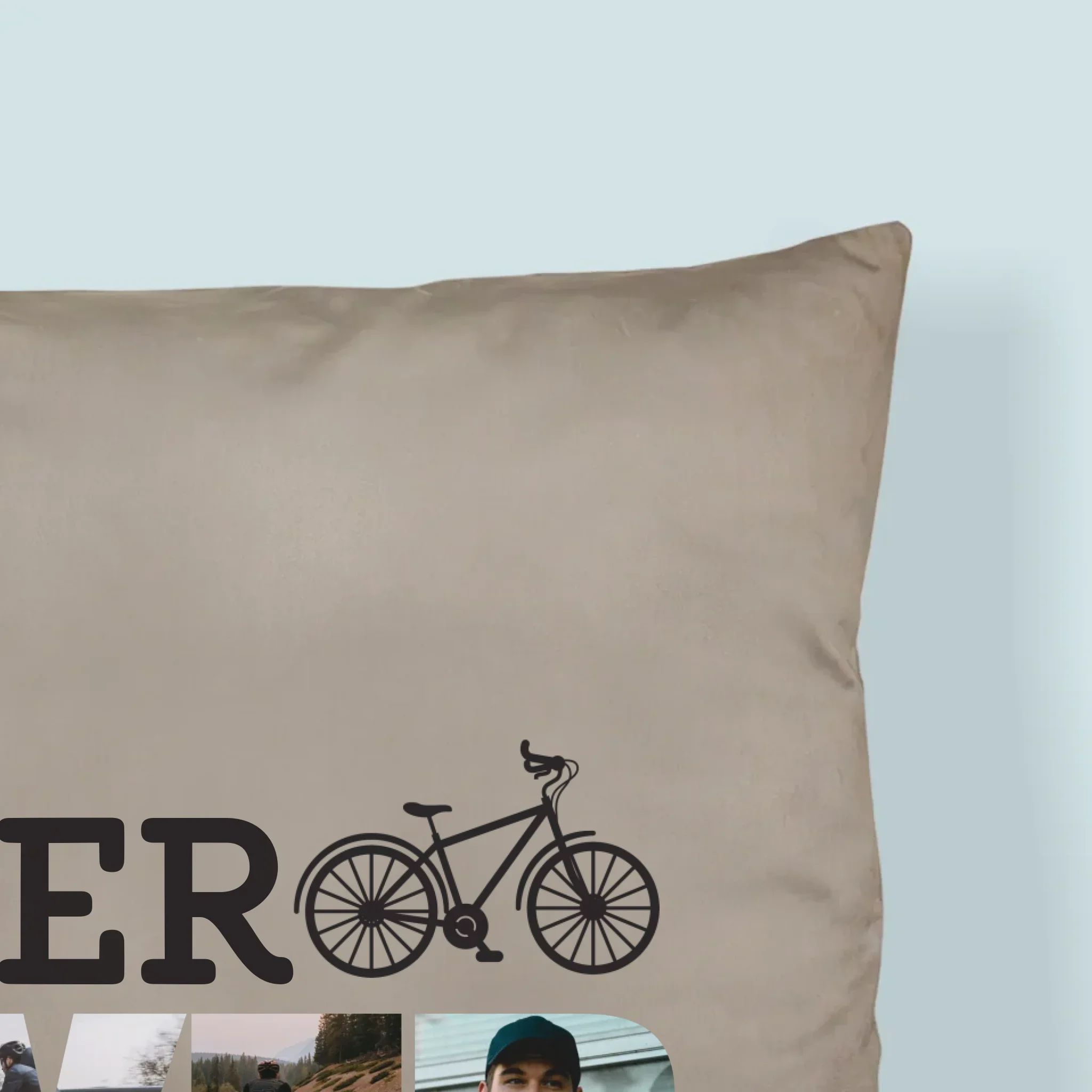 Słowo Ze Zdjęć: Rower Lover - Poduszka z Nadrukiem - Image 2
