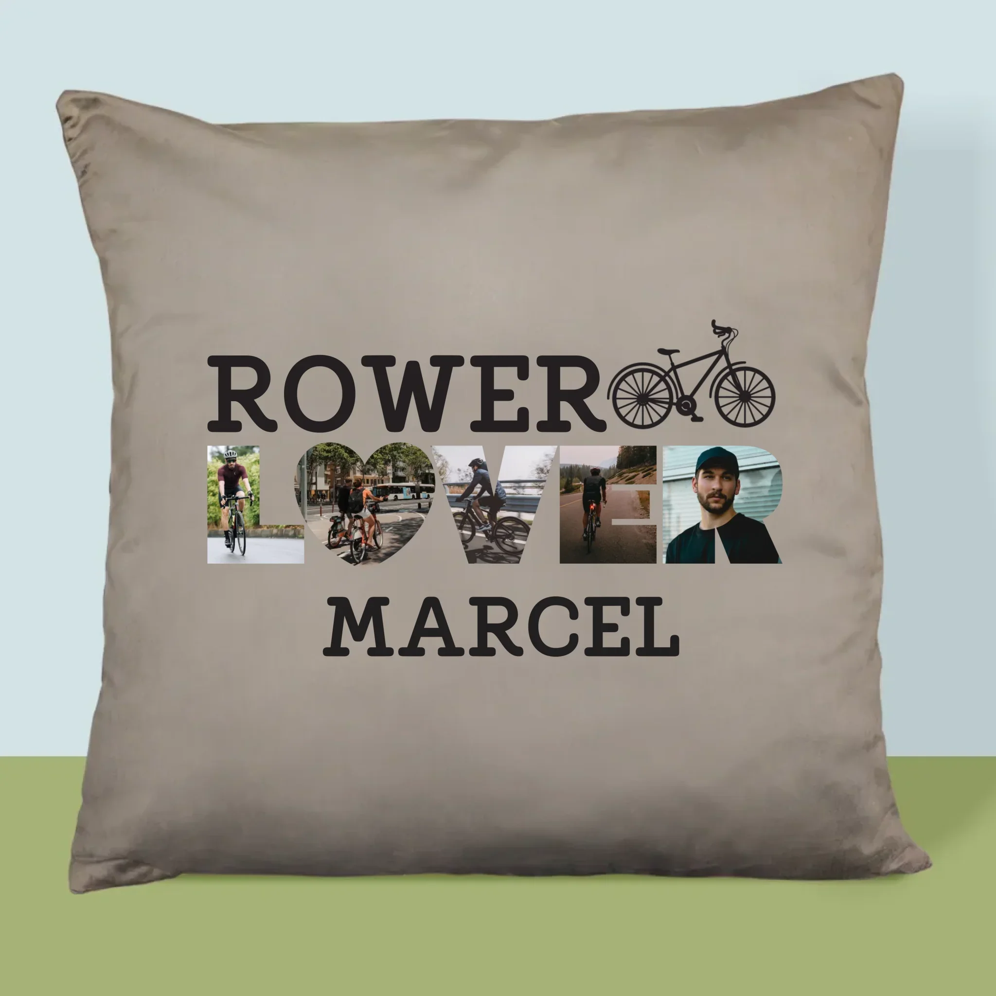 Słowo Ze Zdjęć: Rower Lover - Poduszka z Nadrukiem - Image 3