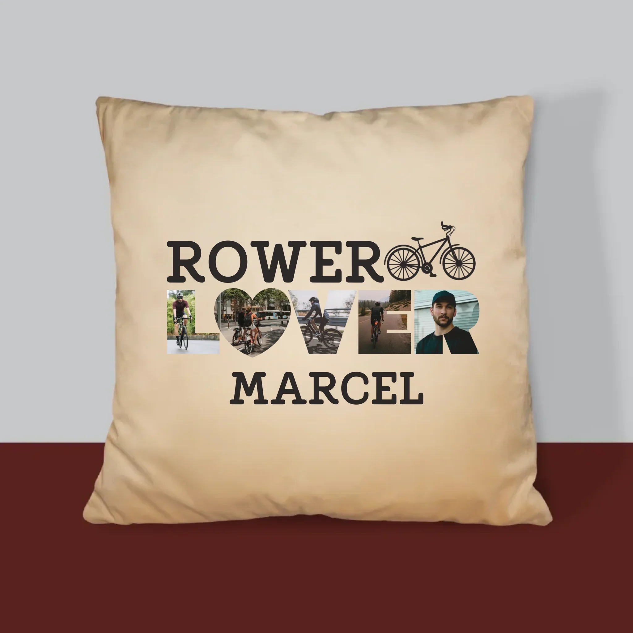 Słowo Ze Zdjęć: Rower Lover - Poduszka z Nadrukiem - Image 4
