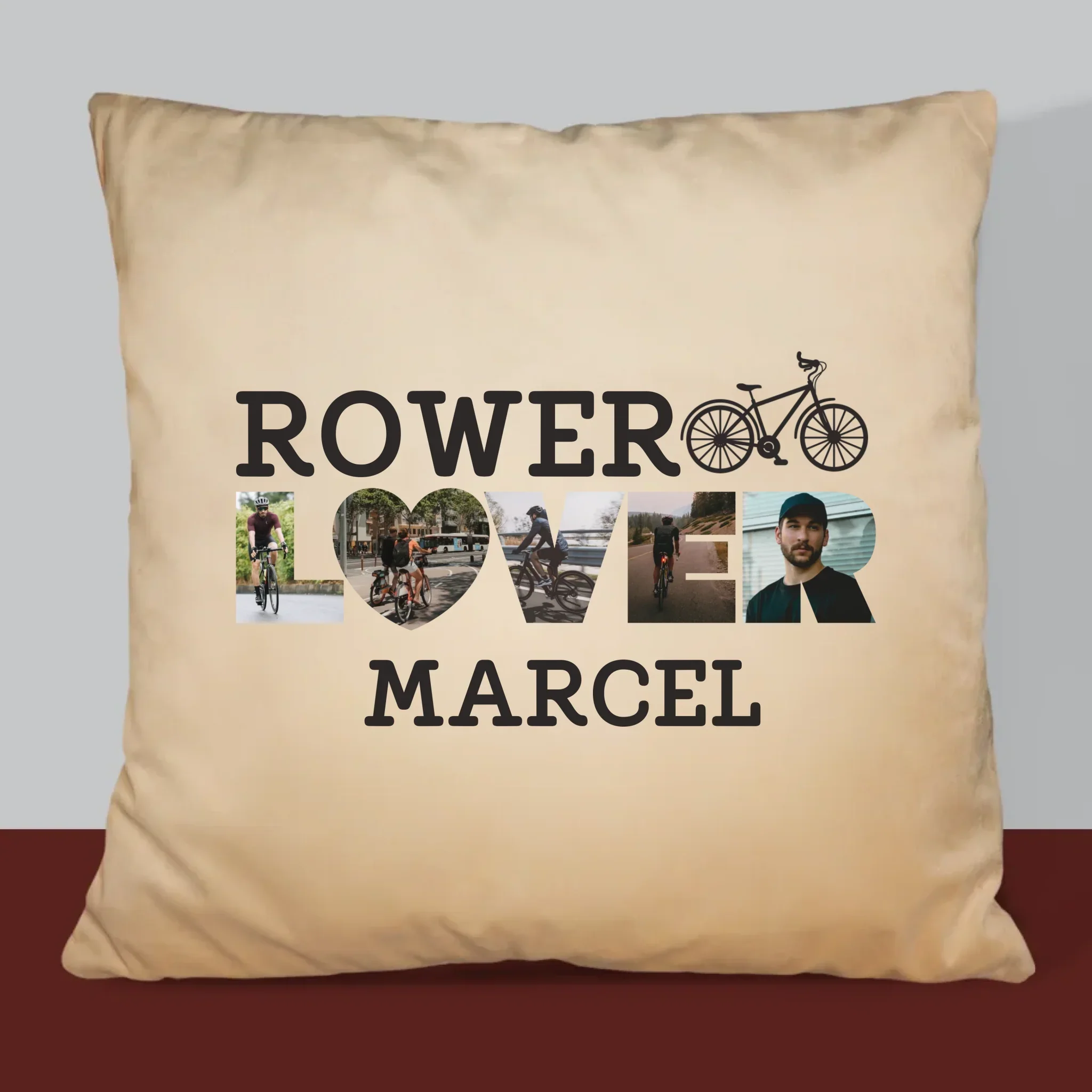 Słowo Ze Zdjęć: Rower Lover - Poduszka z Nadrukiem - Image 6