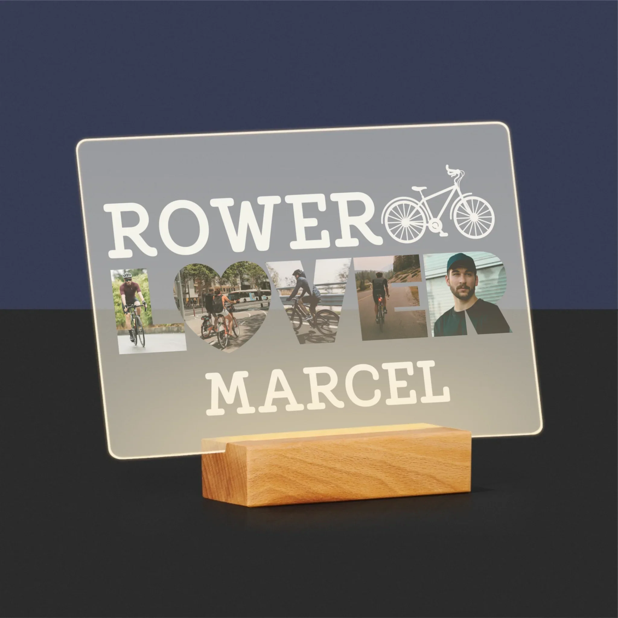 Słowo Ze Zdjęć: Rower Lover - Wydruk Na Szkle Akrylowym - Image 8