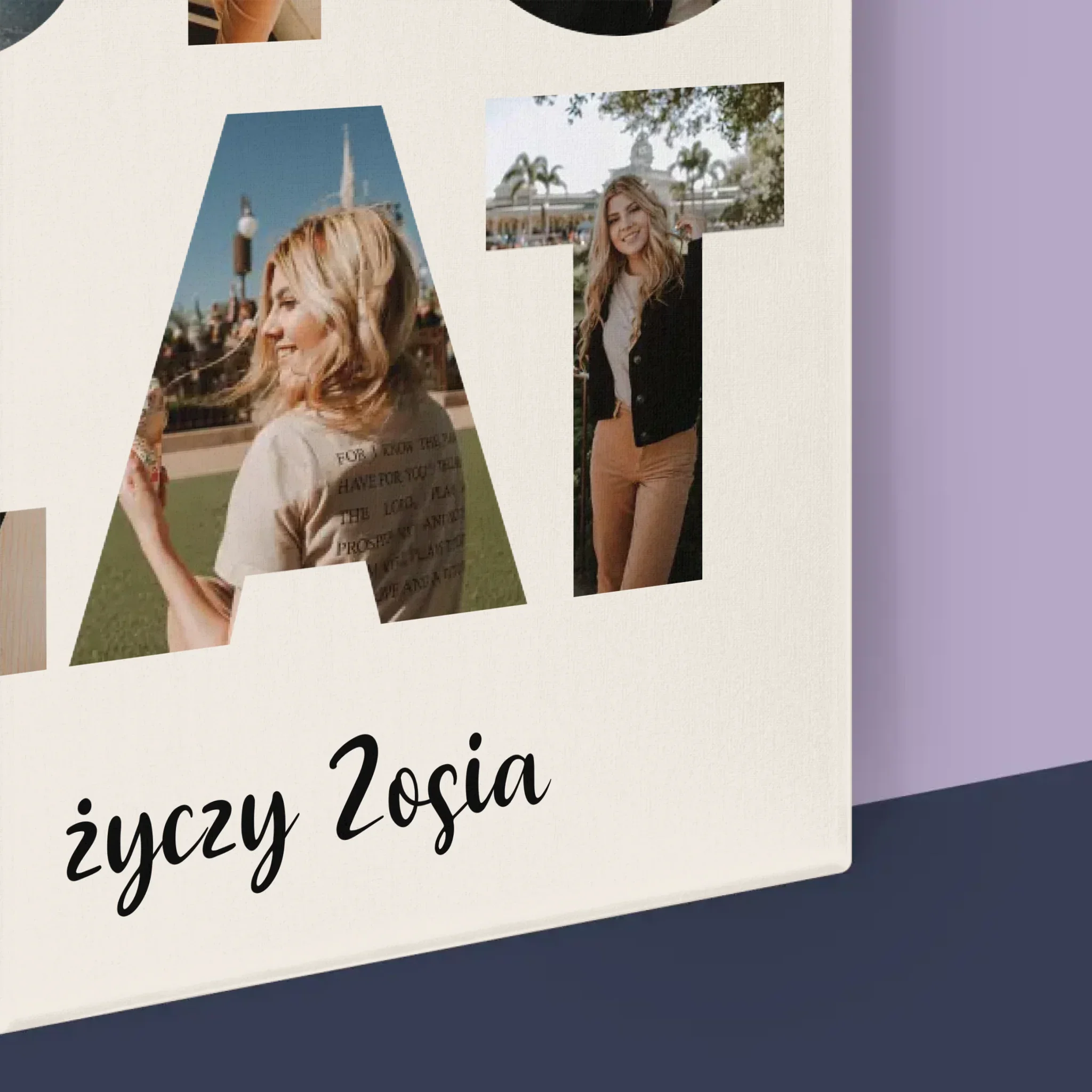 Słowo Ze Zdjęć: Sto Lat - Wydruk Obramowany - Image 16