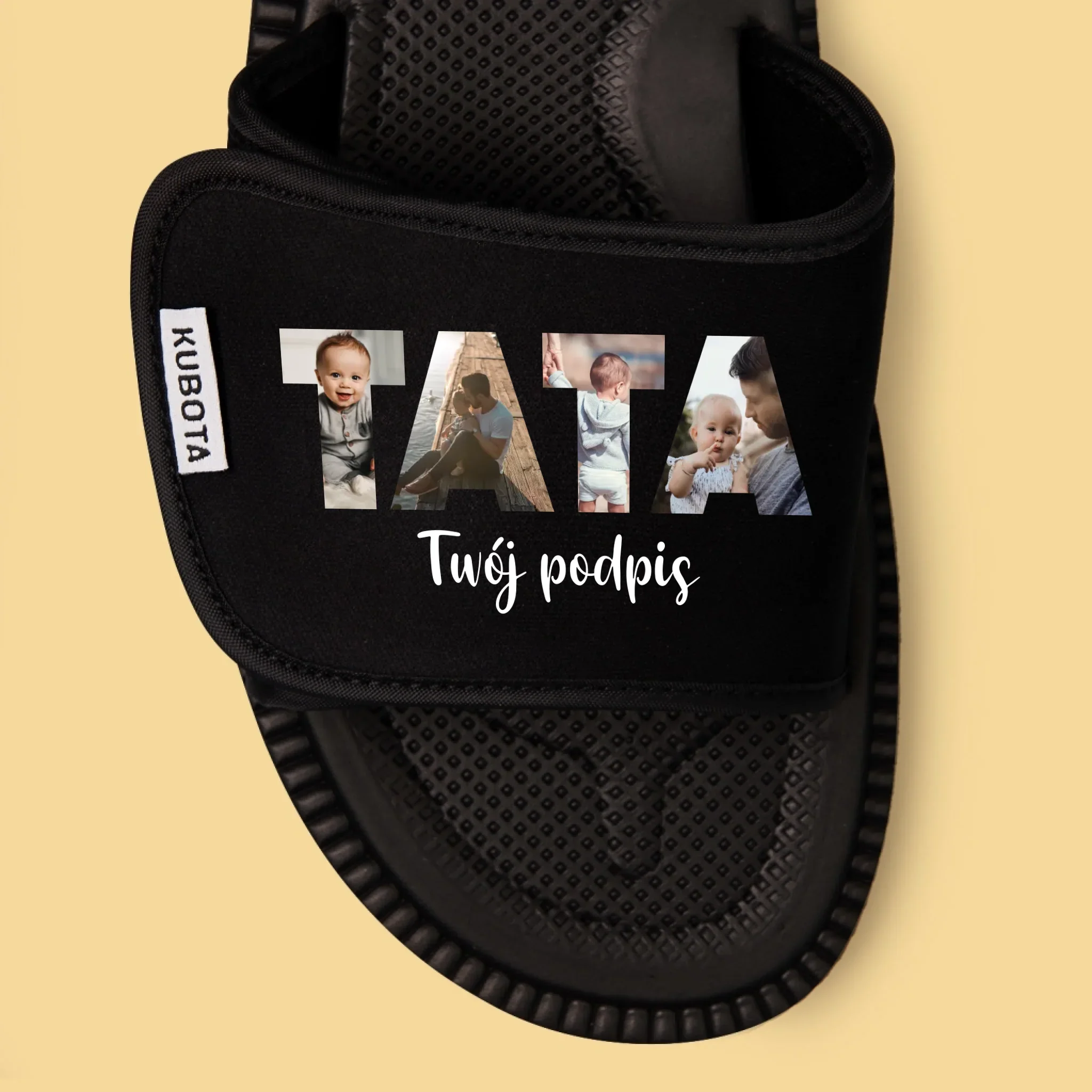 Słowo Ze Zdjęć: Tata - Klapki Kubota - Image 2