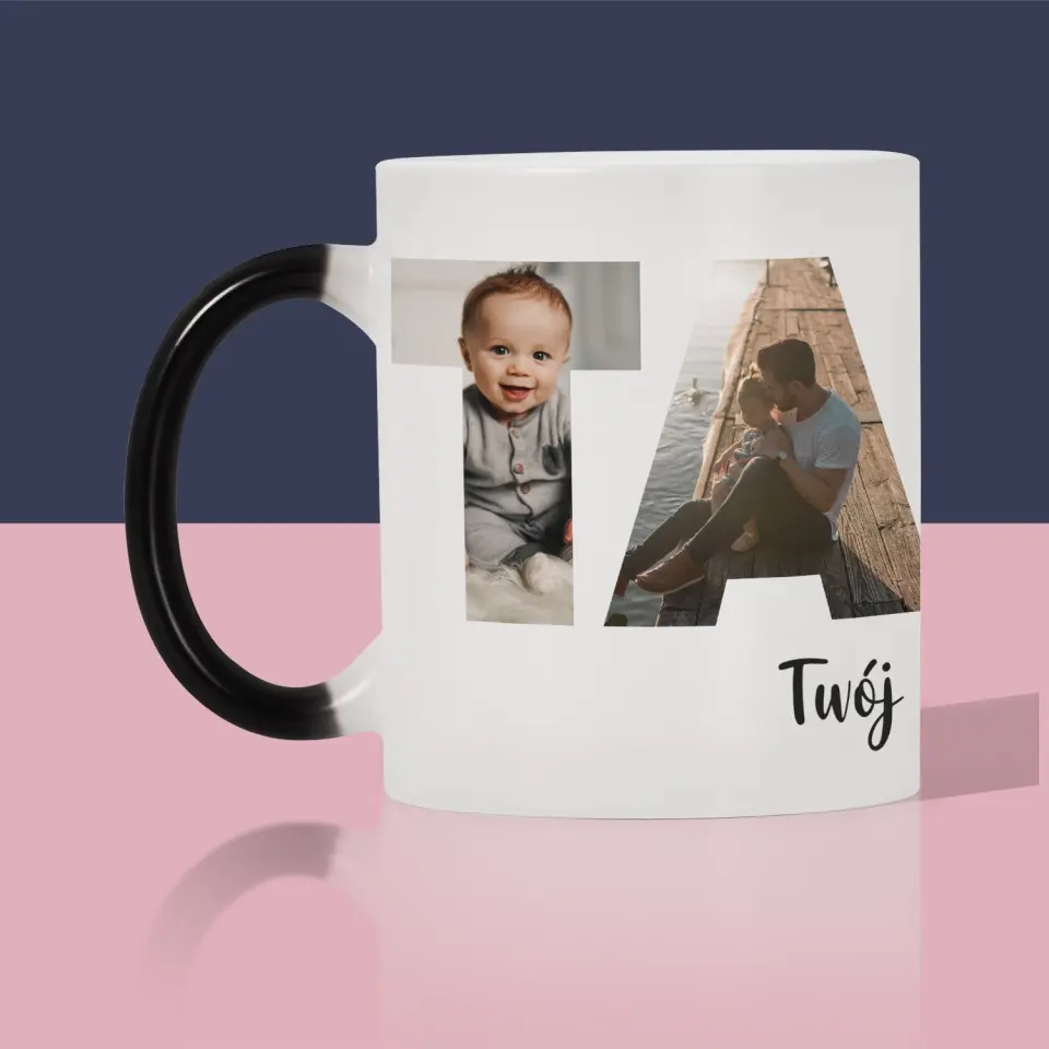 Słowo Ze Zdjęć: Tata - Kubek z Nadrukiem - Image 7