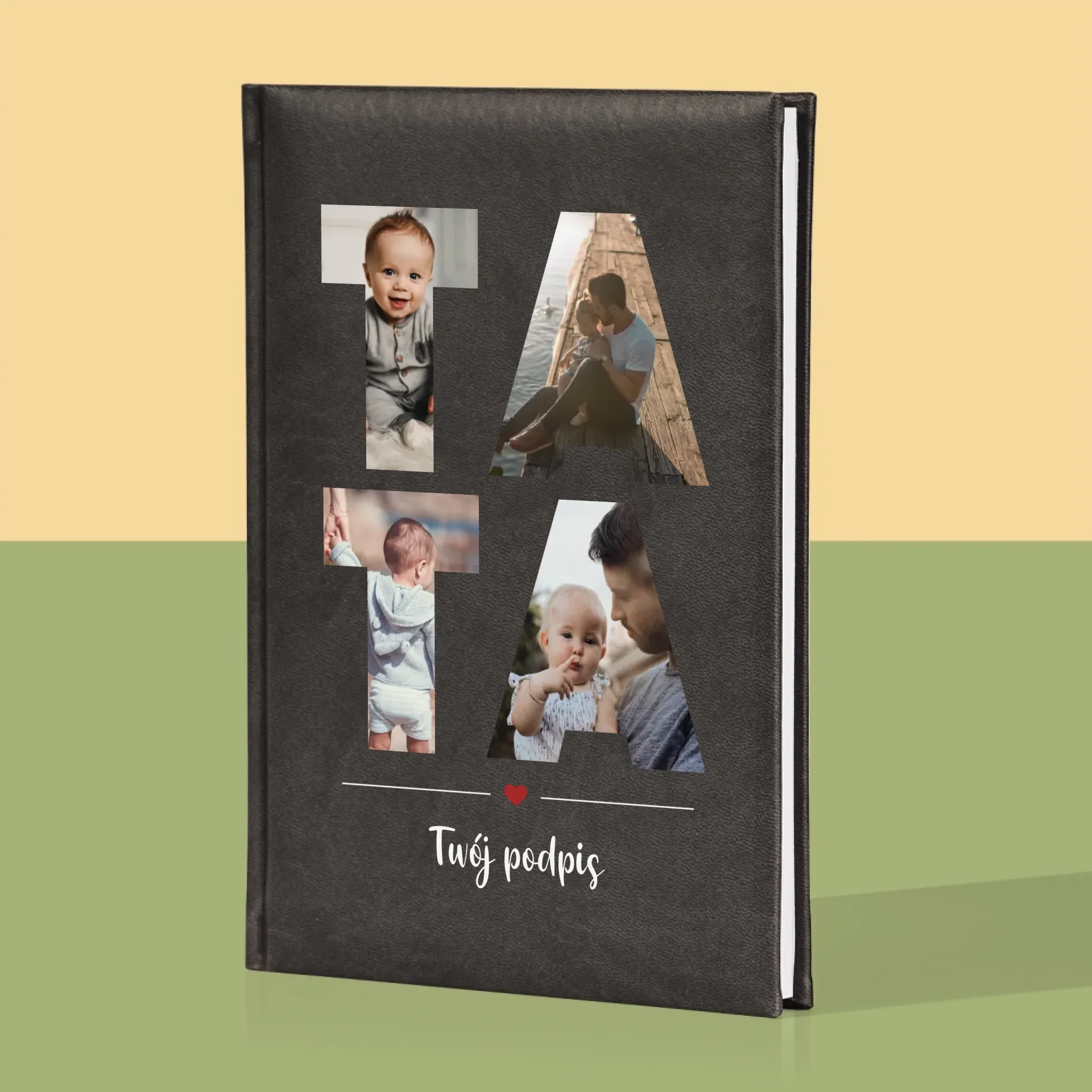 Słowo Ze Zdjęć: Tata - Notes Książkowy z Nadrukiem - Image 6