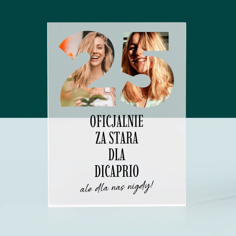 Słowo ze Zdjęć: Za Stara Dla Dicaprio - Blok Akrylowy - Image 3