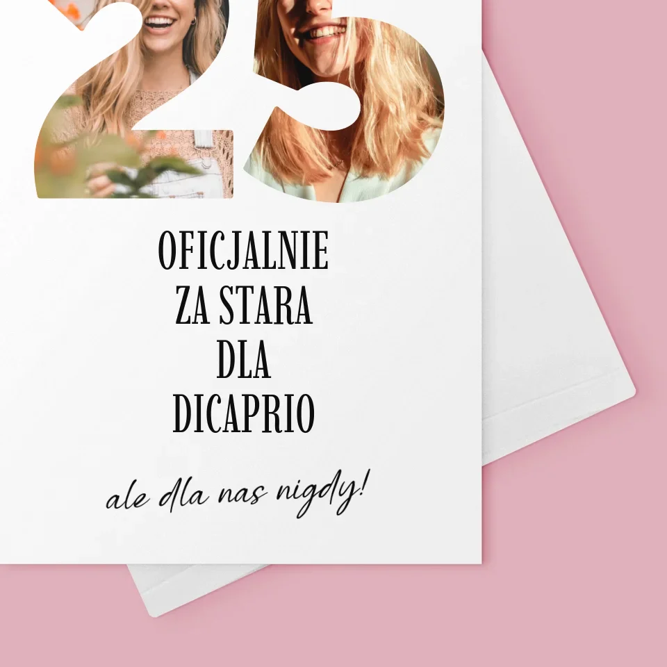 Słowo ze Zdjęć: Za Stara Dla Dicaprio - Kartka z Życzeniami - Image 4