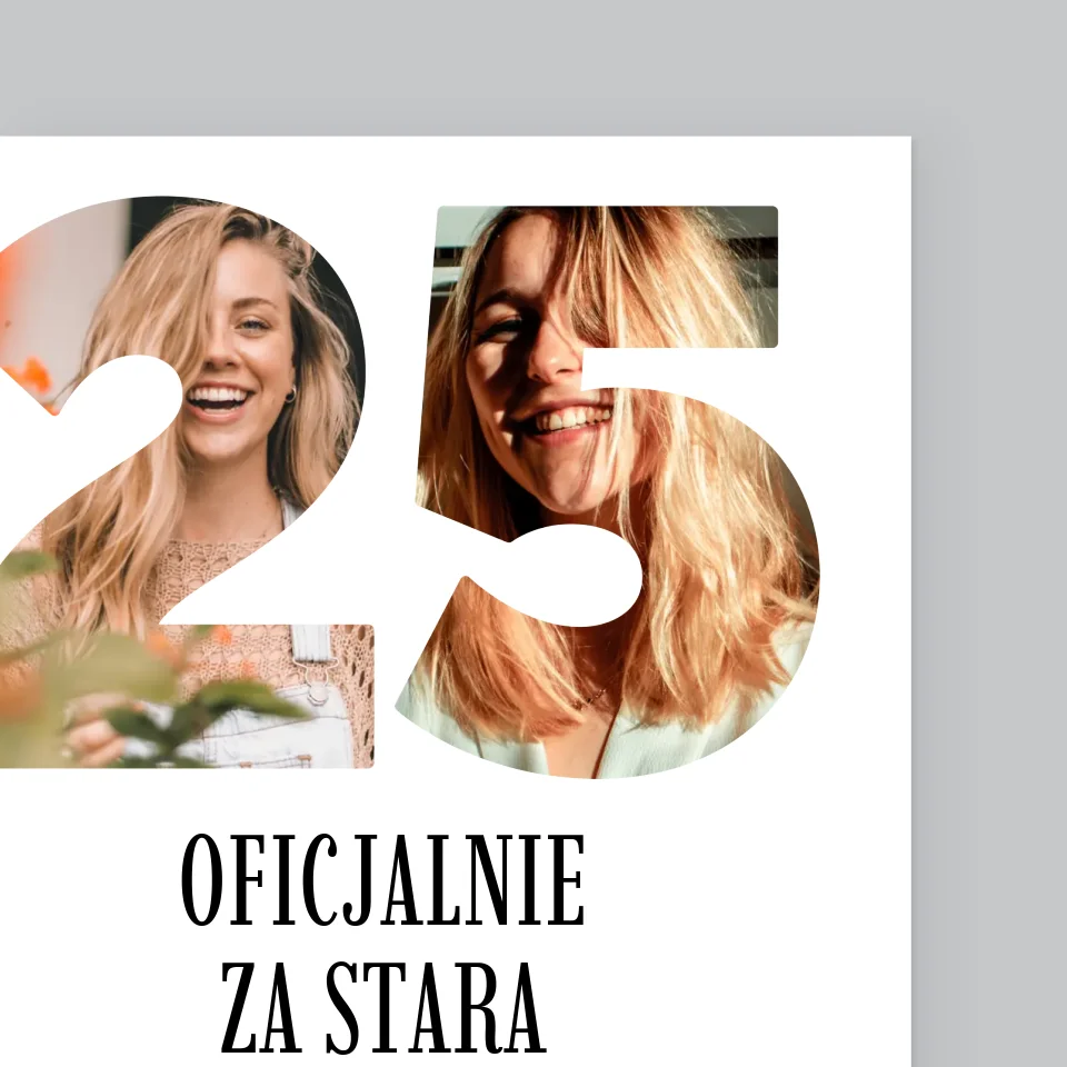 Słowo ze Zdjęć: Za Stara Dla Dicaprio - Wydruk Obramowany - Image 3