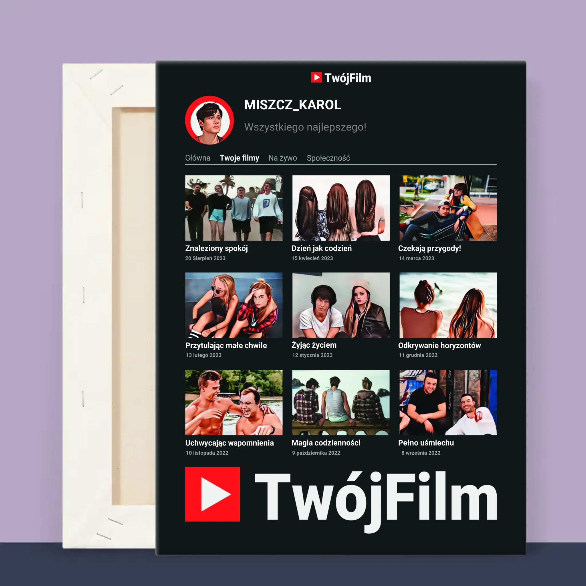 Fotokolaż: Twój Film - Wydruk Obramowany - Image 11