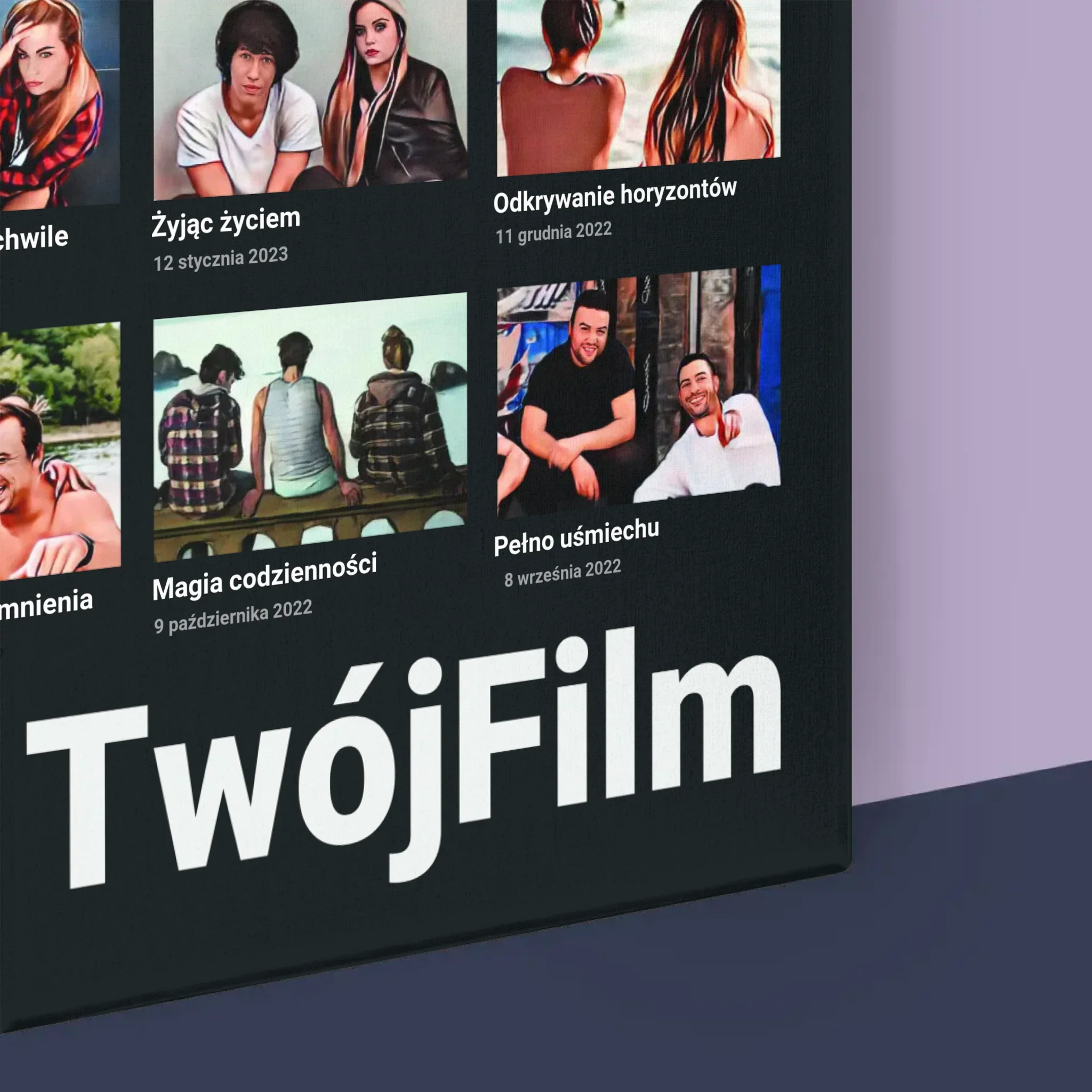 Fotokolaż: Twój Film - Wydruk Obramowany - Image 16