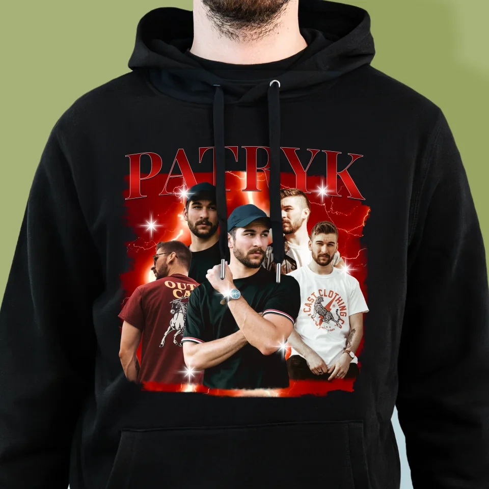 Twoja Postać: Bootleg Dla Niego - Bluza Męska Z Kapturem - Image 2