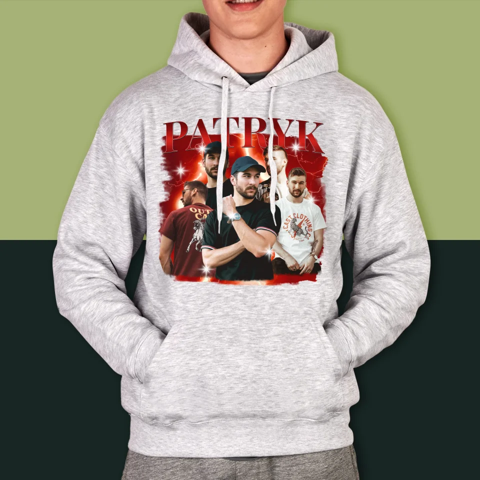Twoja Postać: Bootleg Dla Niego - Bluza Męska Z Kapturem - Image 5