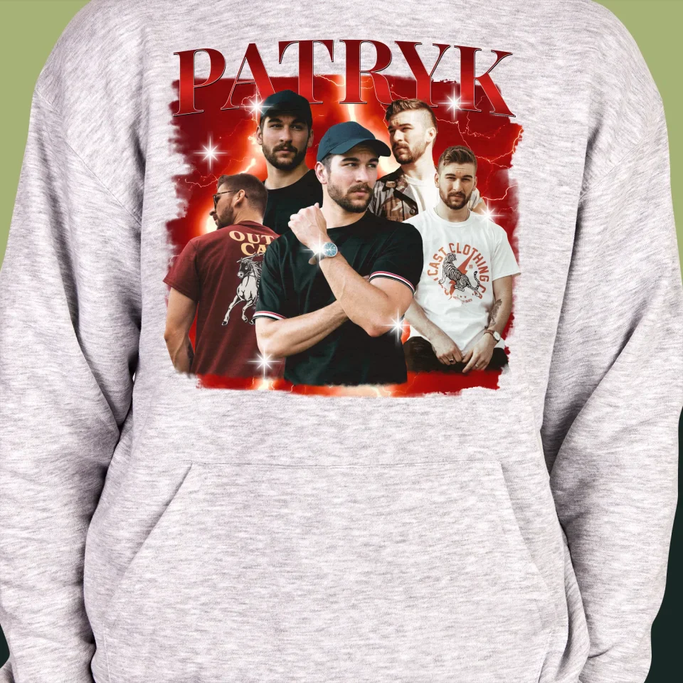 Twoja Postać: Bootleg Dla Niego - Bluza Męska Z Kapturem - Image 6