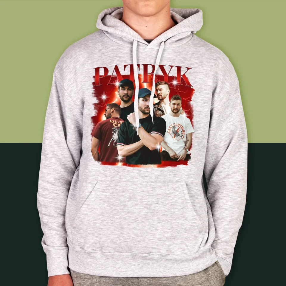 Twoja Postać: Bootleg Dla Niego - Bluza Męska Z Kapturem - Image 8