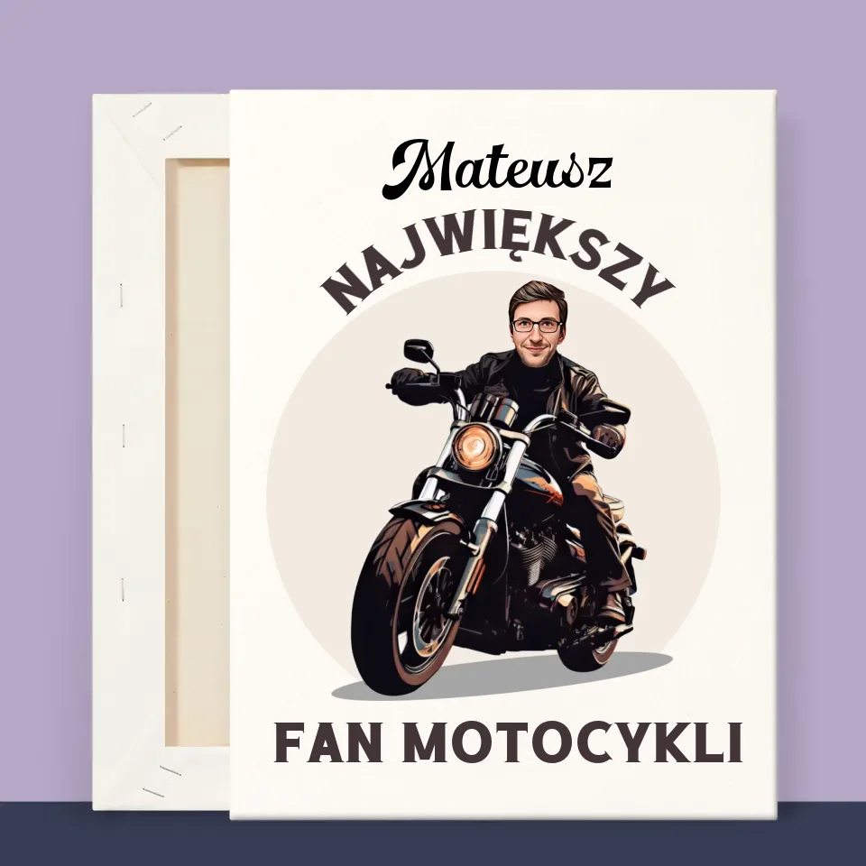 Twoja Postać: Fan Motocykli - Wydruk Obramowany - Image 11