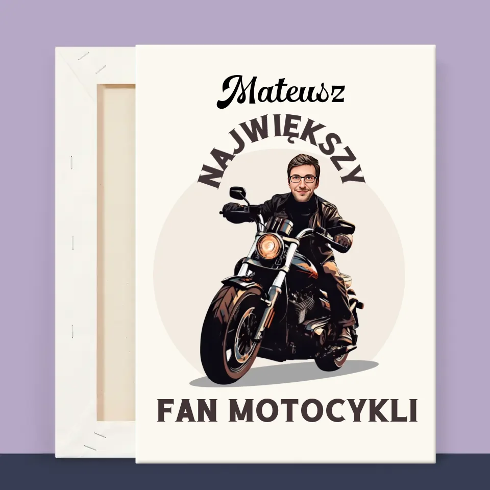 Twoja Postać: Fan Motocykli - Wydruk Obramowany - Image 13