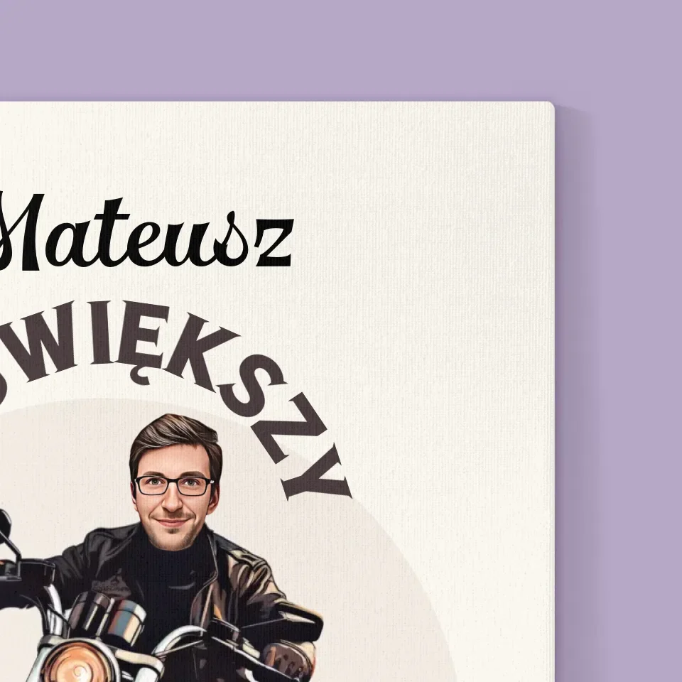 Twoja Postać: Fan Motocykli - Wydruk Obramowany - Image 14