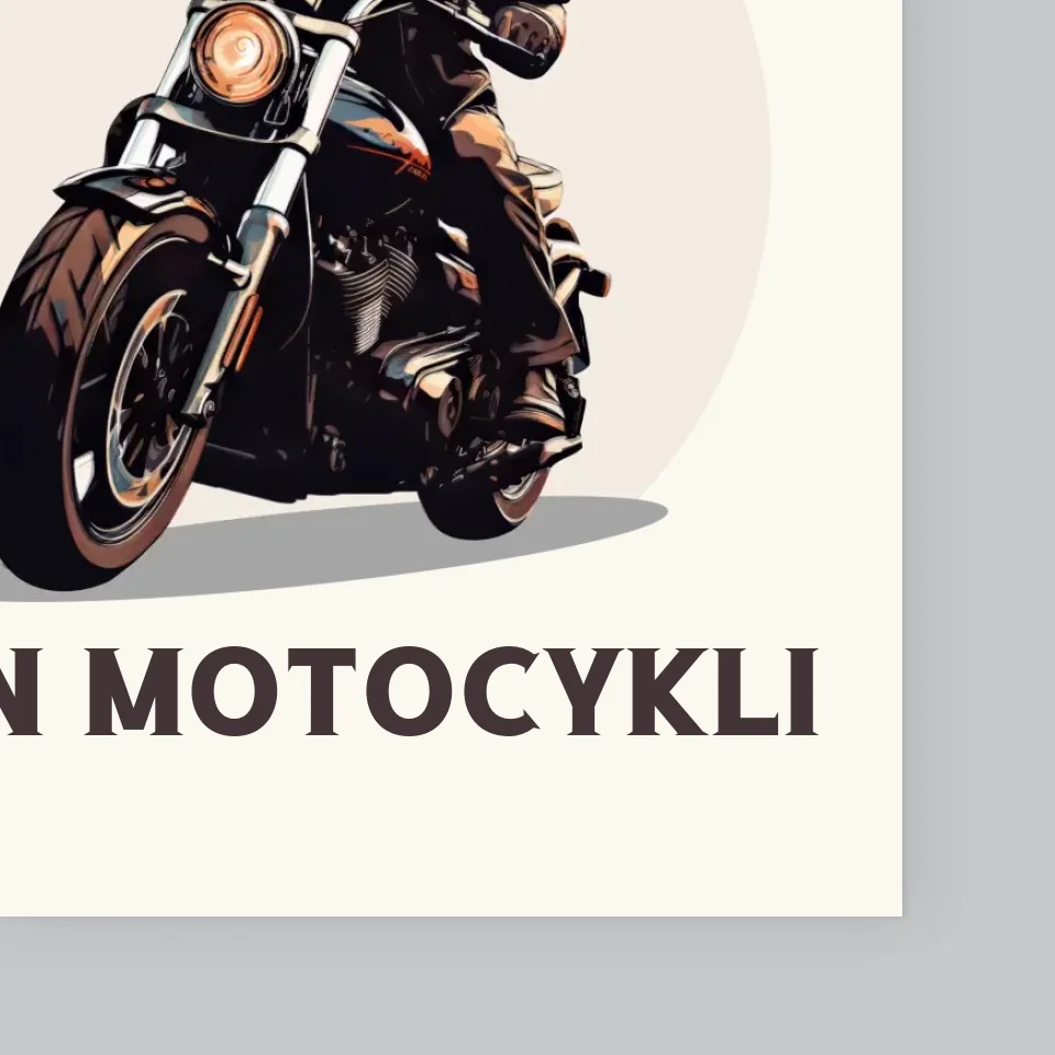 Twoja Postać: Fan Motocykli - Wydruk Obramowany - Image 4