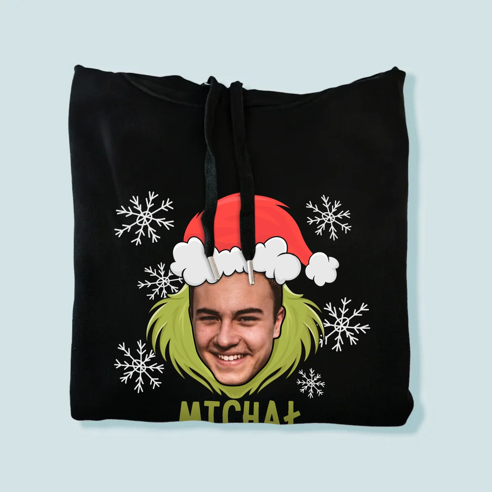 Twoja Postać: Grinch - Bluza Męska Z Kapturem - Image 4