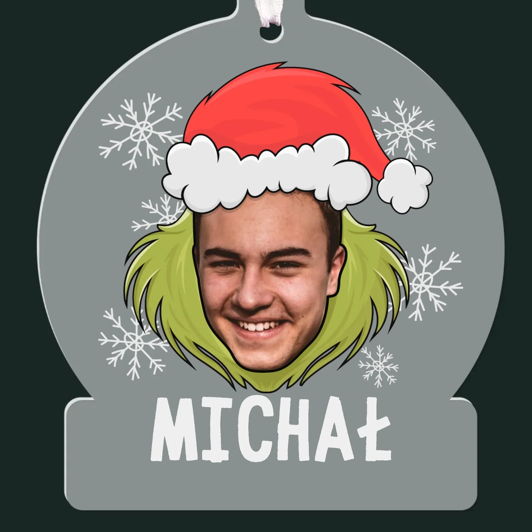 Twoja Postać: Grinch - Bombka Świąteczna Kula - Image 2