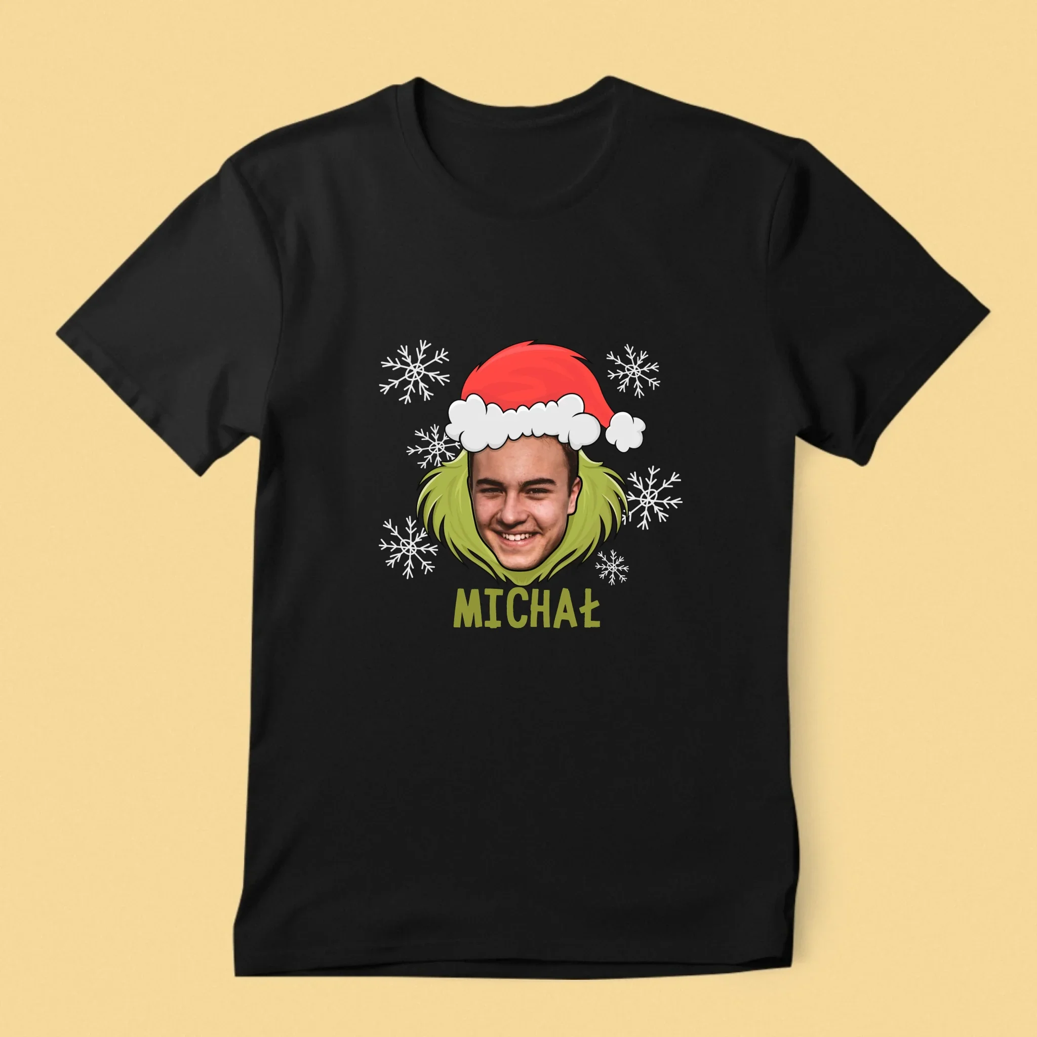 Twoja Postać: Grinch - Koszulka Męska z Nadrukiem - Image 7