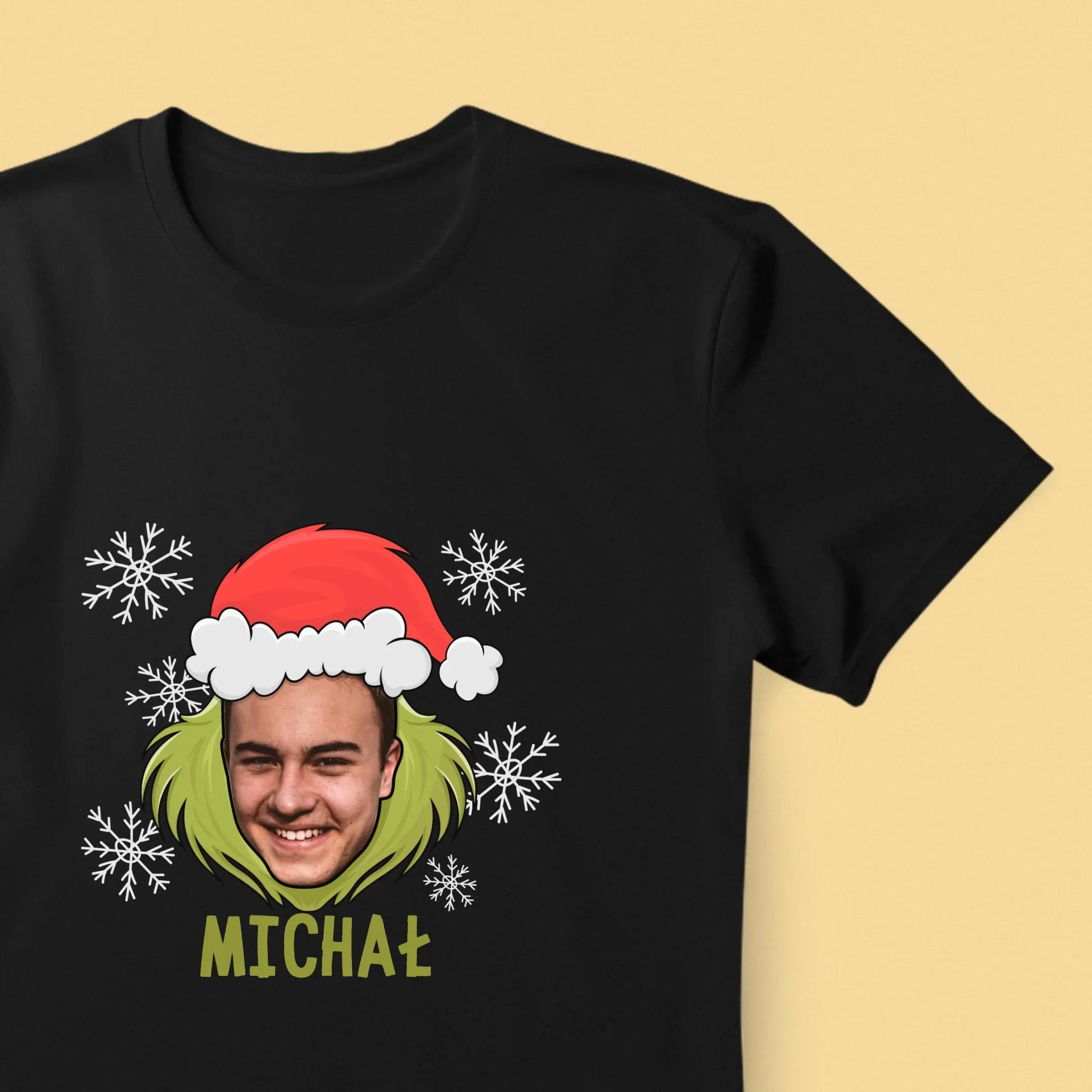 Twoja Postać: Grinch - Koszulka Męska z Nadrukiem - Image 8