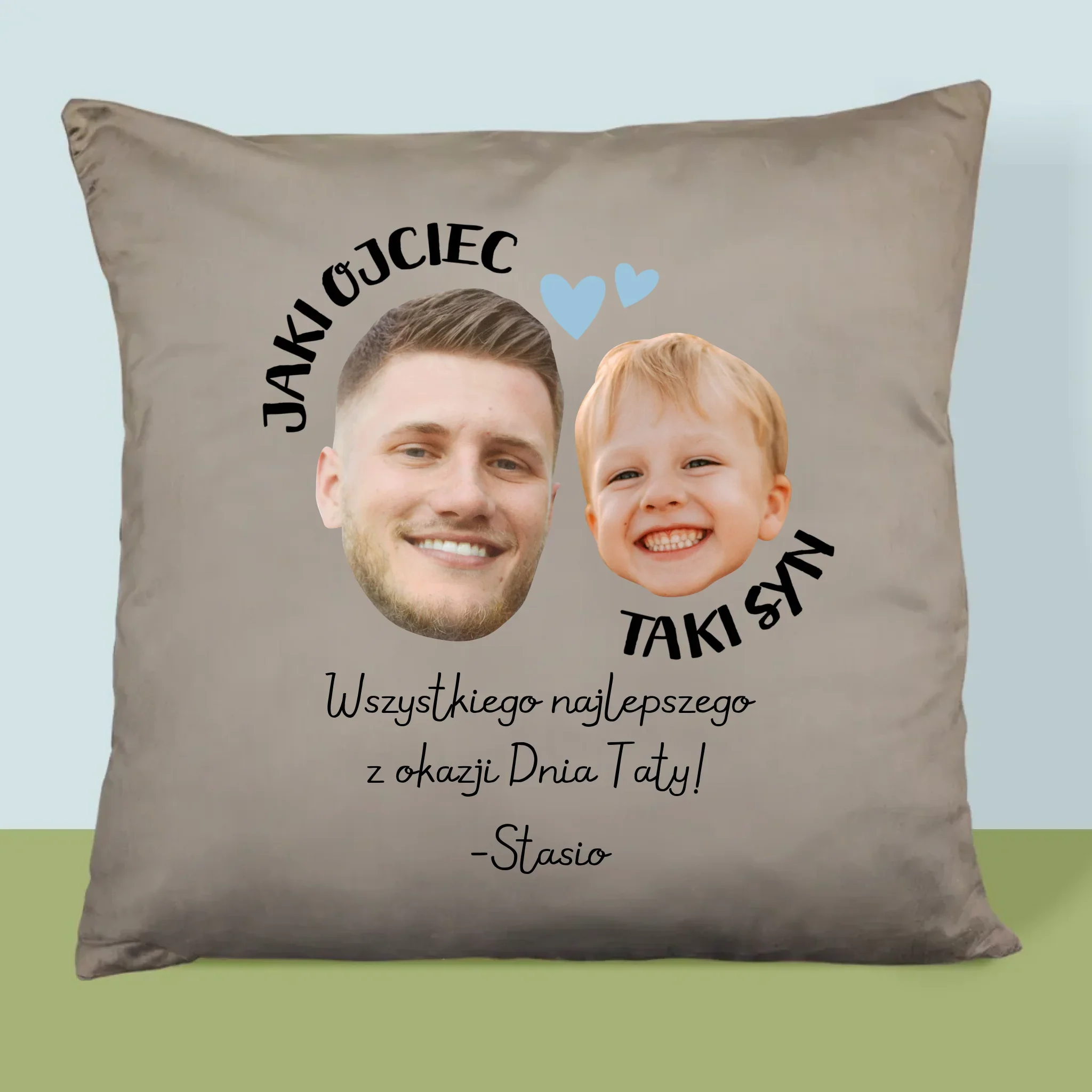 Twoja Postać: Jaki Ojciec Taki Syn - Poduszka z Nadrukiem - Image 3