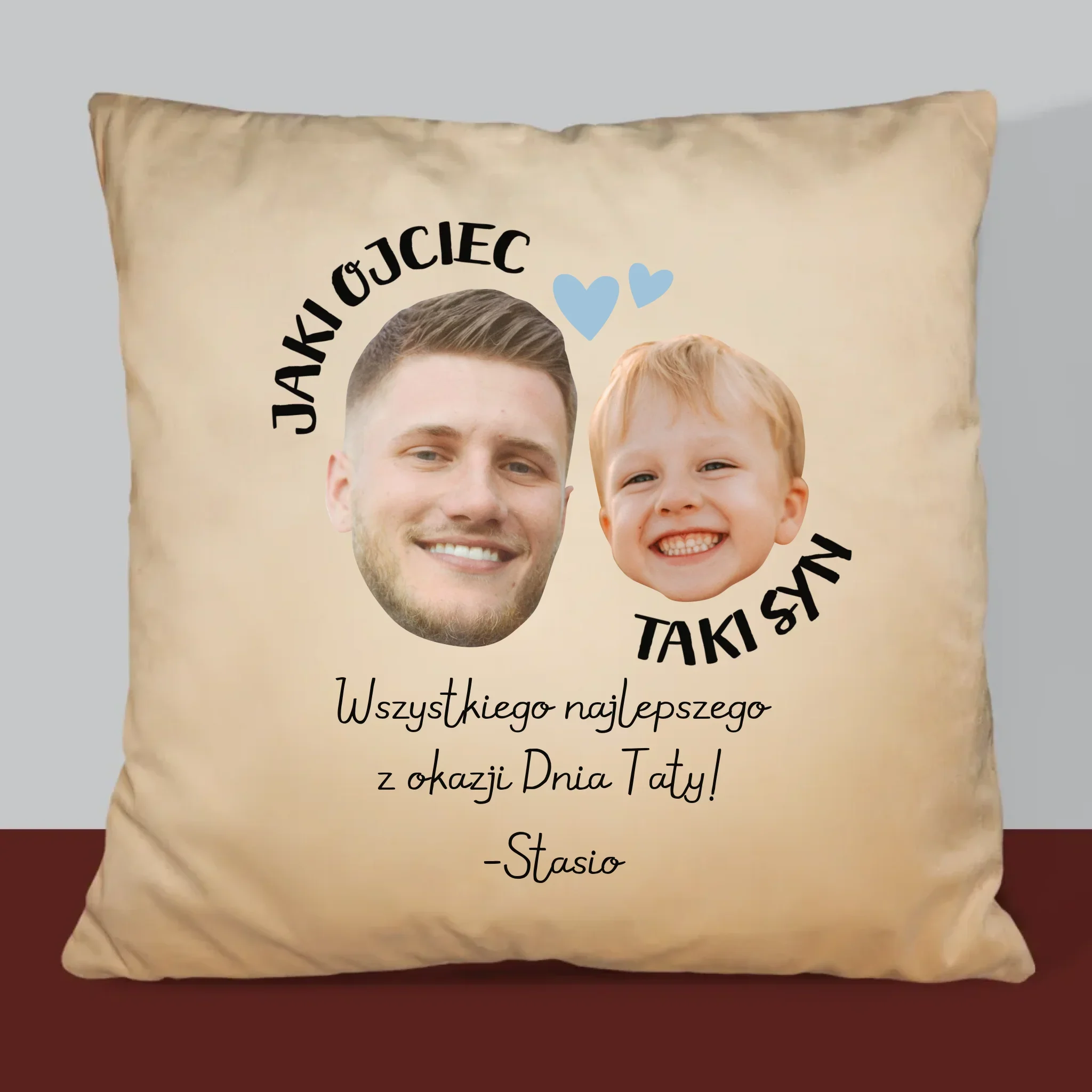 Twoja Postać: Jaki Ojciec Taki Syn - Poduszka z Nadrukiem - Image 6