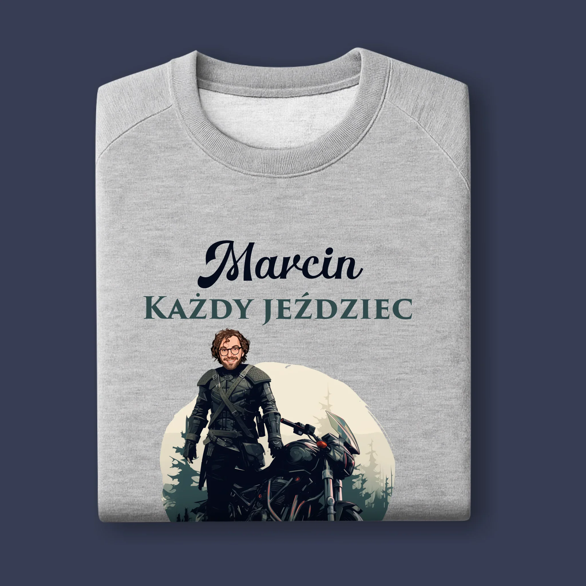 Twoja Postać: Każdy Jeździec - Bluza Męska Z Kapturem - Image 11