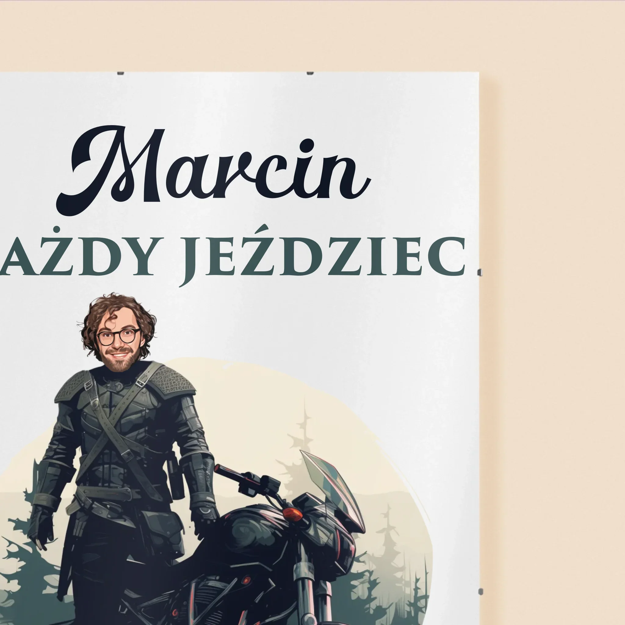 Twoja Postać: Każdy Jeździec - Personalizowany Plakat - Image 3