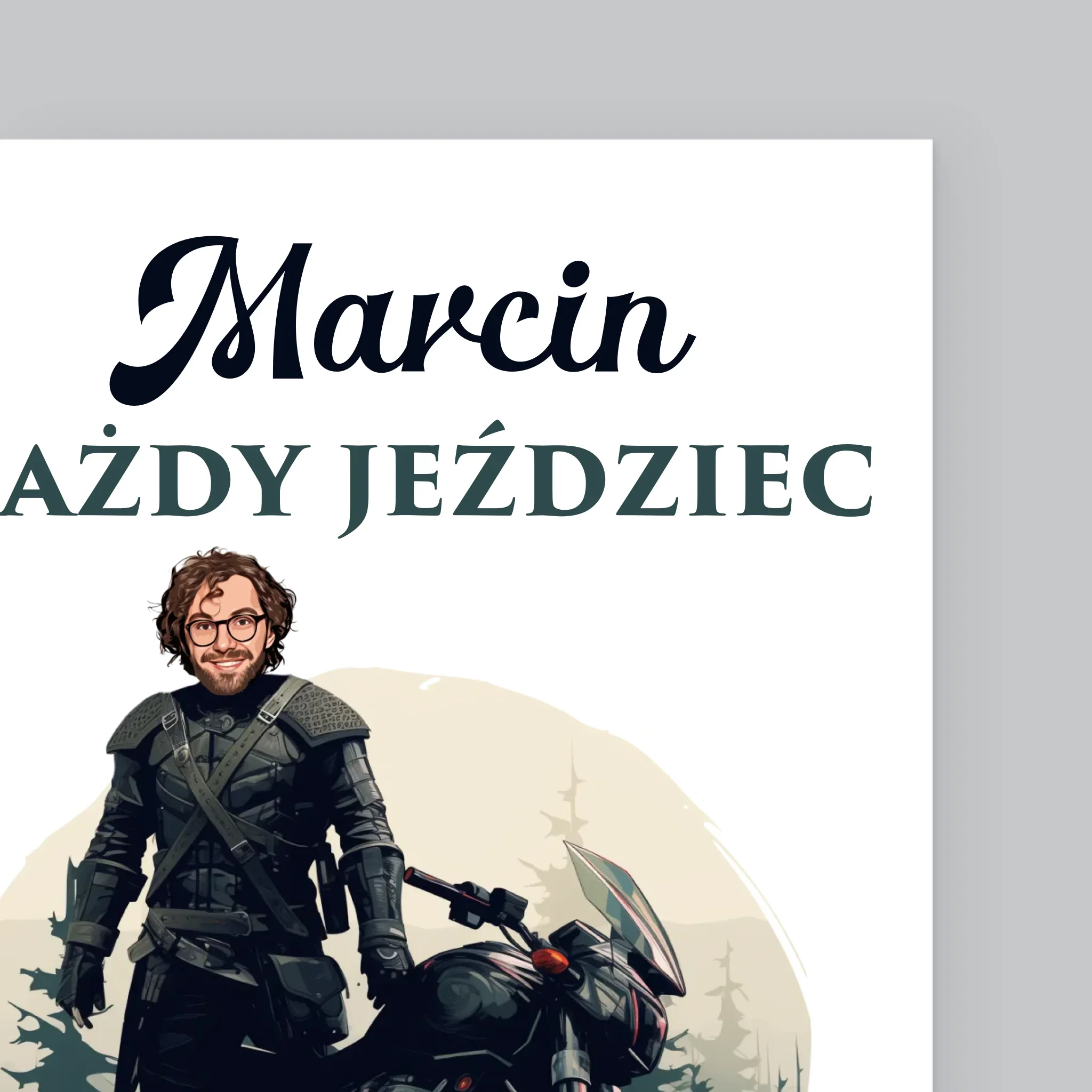 Twoja Postać: Każdy Jeździec - Wydruk Obramowany - Image 10