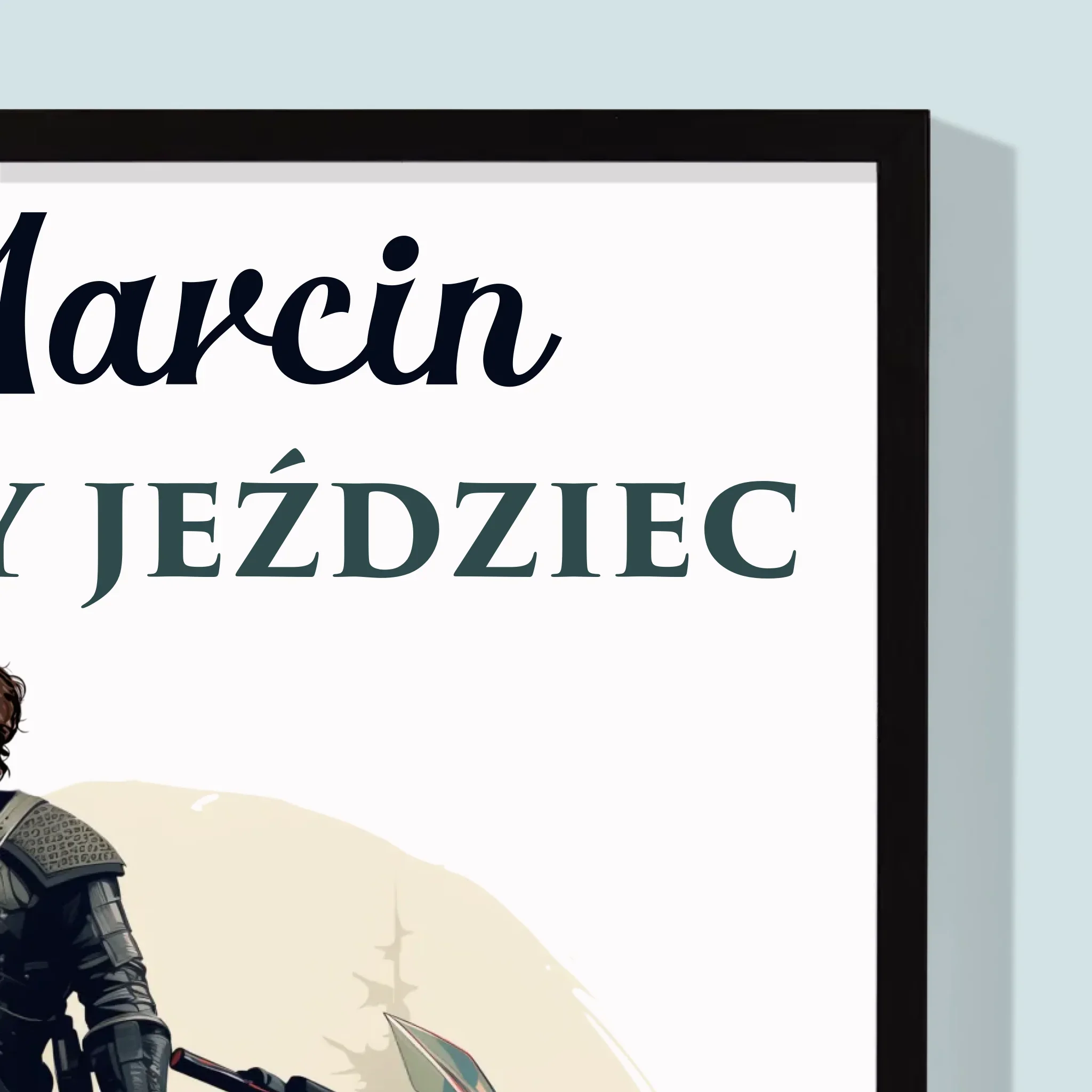 Twoja Postać: Każdy Jeździec - Wydruk Obramowany - Image 2