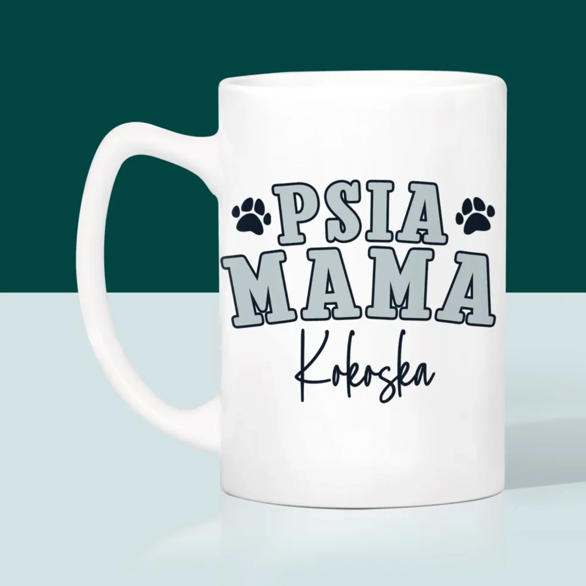Twoja Postać: Psia Mama - Kubek z Nadrukiem - Image 3