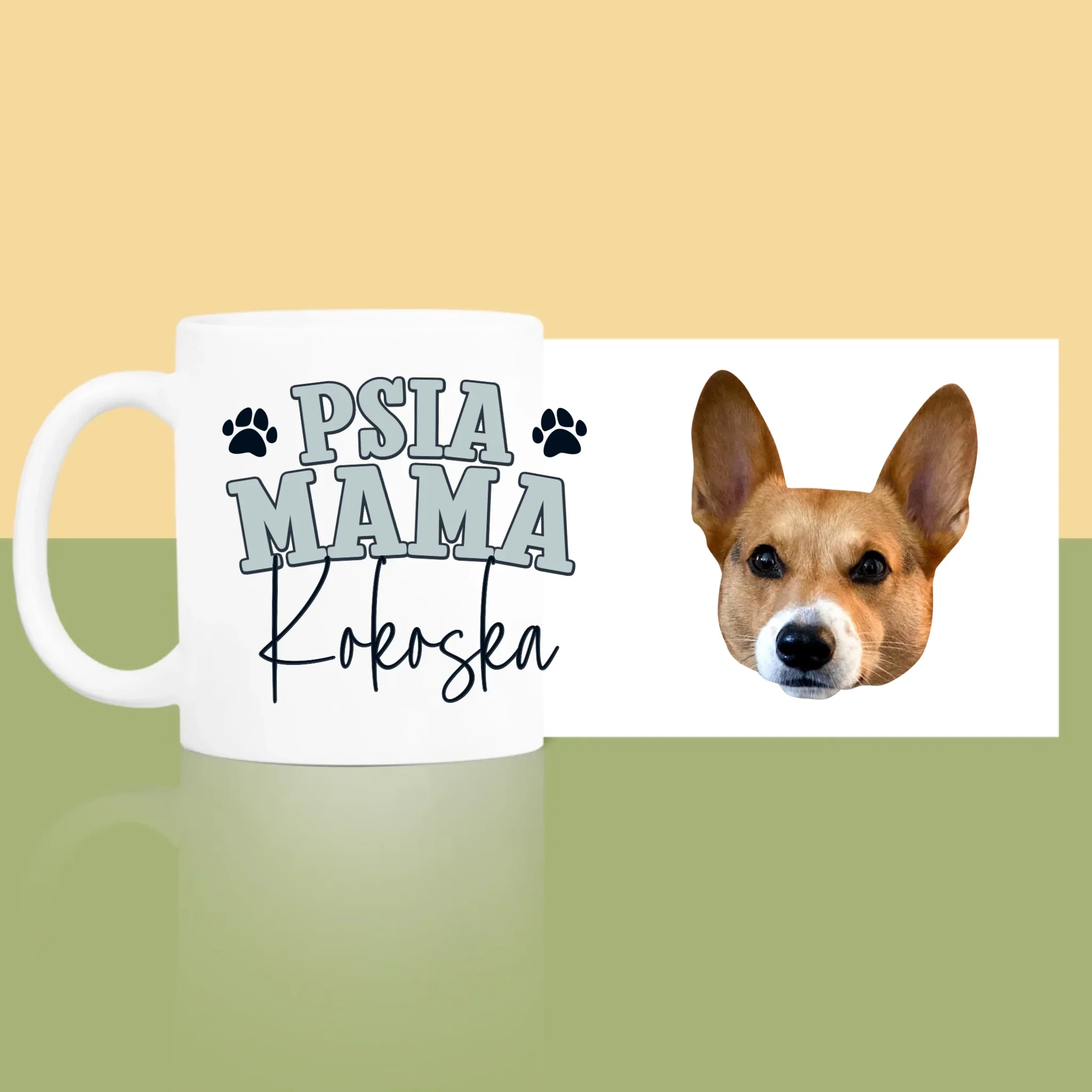 Twoja Postać: Psia Mama - Kubek z Nadrukiem - Image 4
