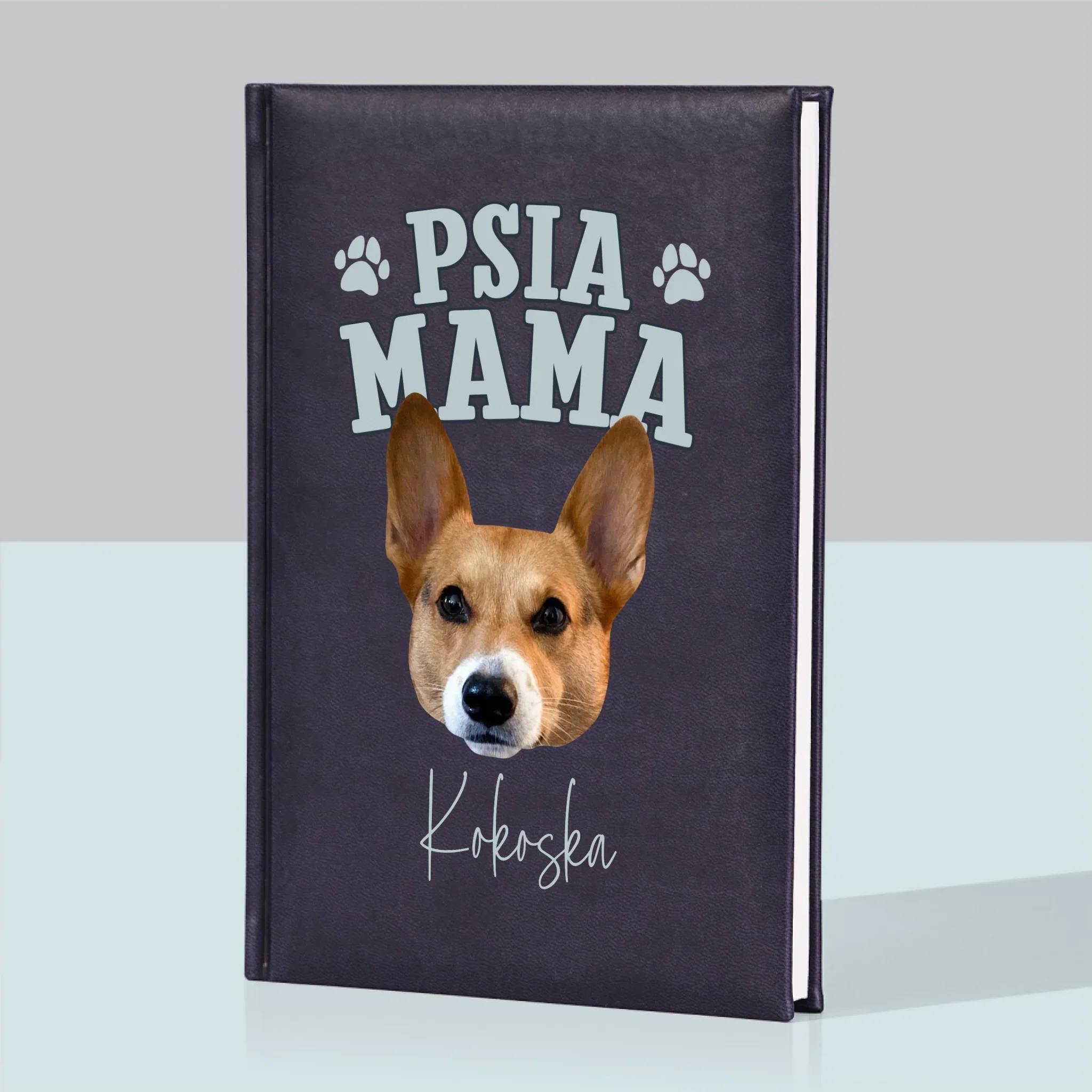 Twoja Postać: Psia Mama - Notes Książkowy z Nadrukiem