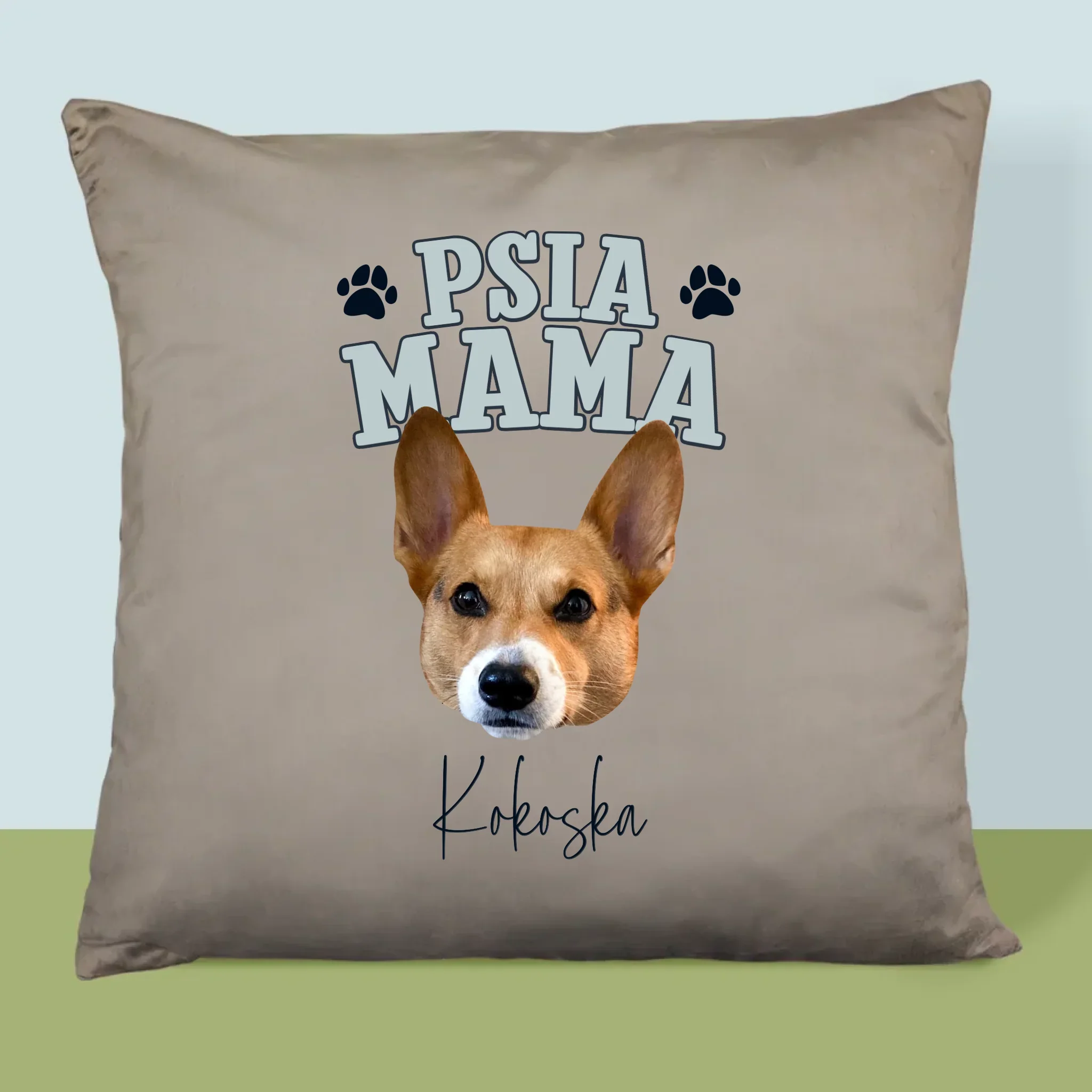 Twoja Postać: Psia Mama - Poduszka z Nadrukiem - Image 3