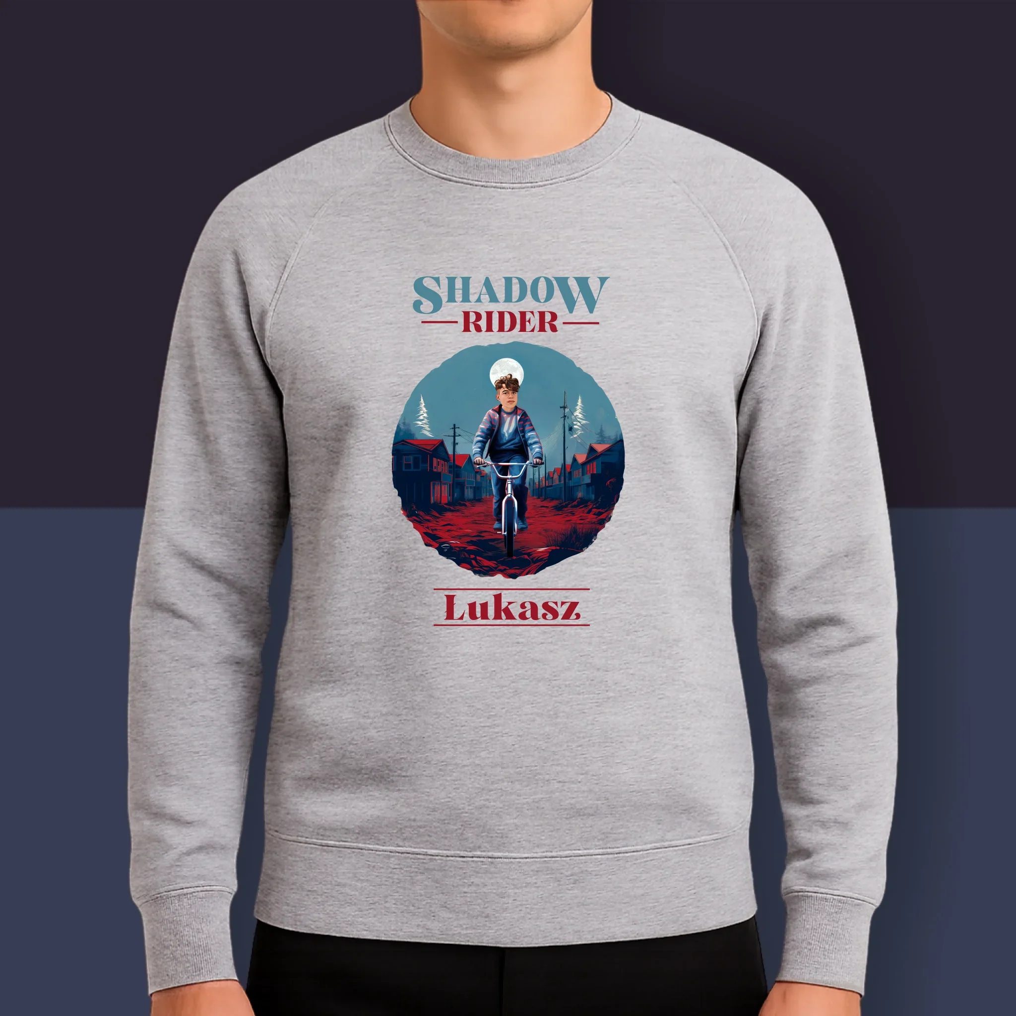 Twoja Postać: Shadow Rider - Bluza Męska z Kapturem - Image 9