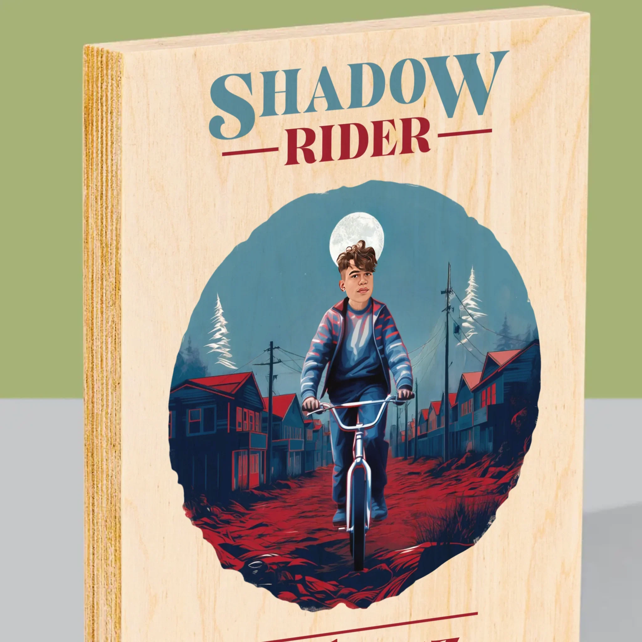 Twoja Postać: Shadow Rider - Wydruk Na Drewnie - Image 2