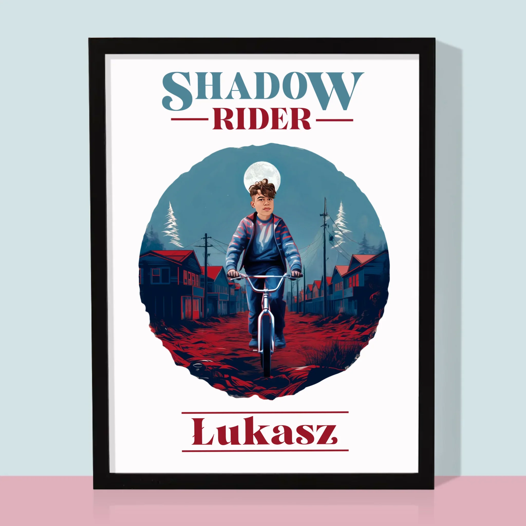 Twoja Postać: Shadow Rider - Wydruk Obramowany