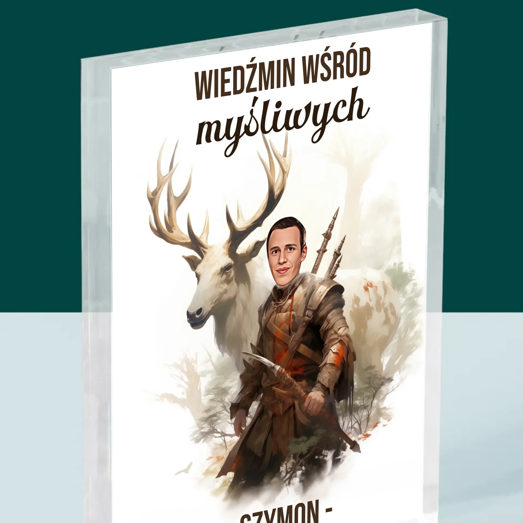 Twoja Postać: Wiedźmin Wśród Myśliwych - Blok Akrylowy z Nadrukiem - Image 2