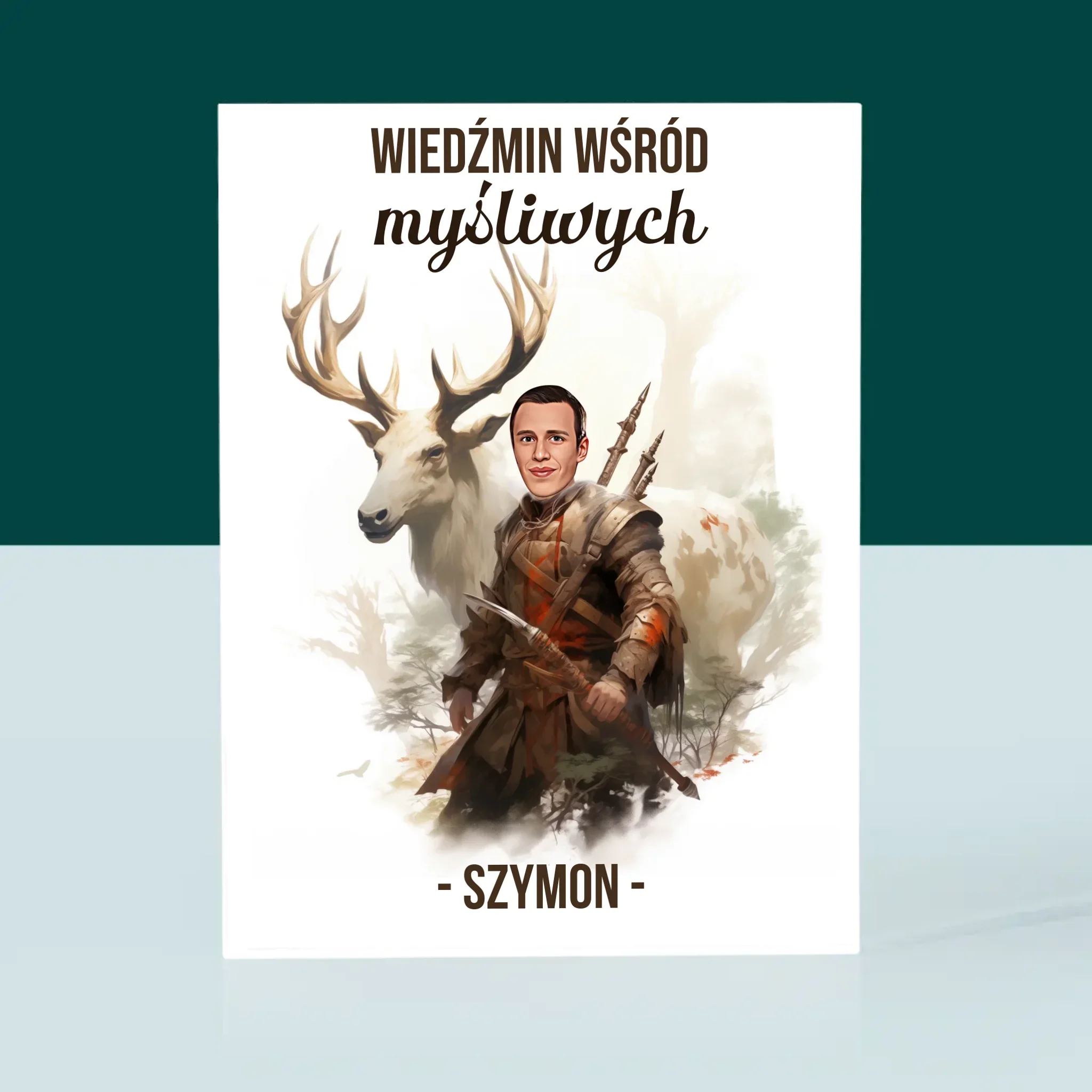 Twoja Postać: Wiedźmin Wśród Myśliwych - Blok Akrylowy z Nadrukiem - Image 3
