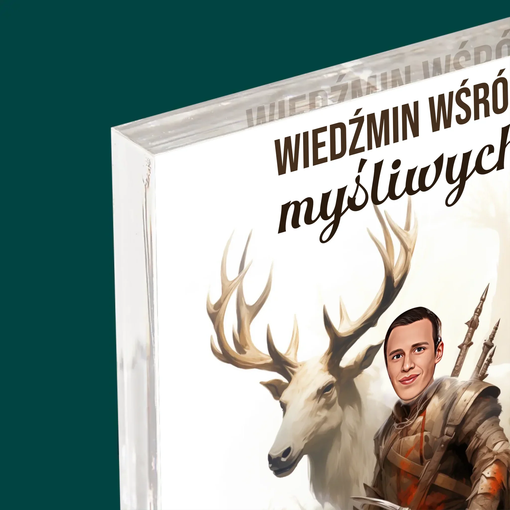 Twoja Postać: Wiedźmin Wśród Myśliwych - Blok Akrylowy z Nadrukiem - Image 4
