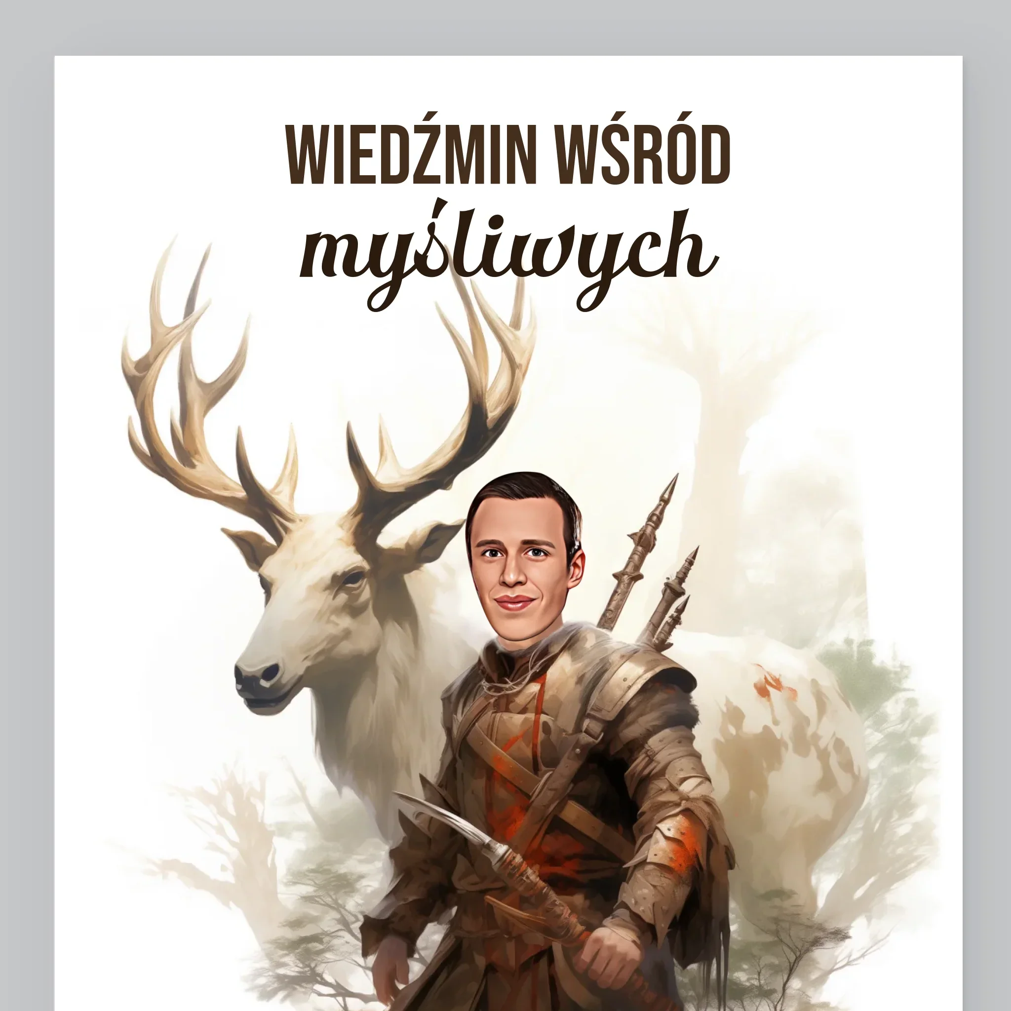 Twoja Postać: Wiedźmin Wśród Myśliwych - Wydruk Obramowany - Image 8