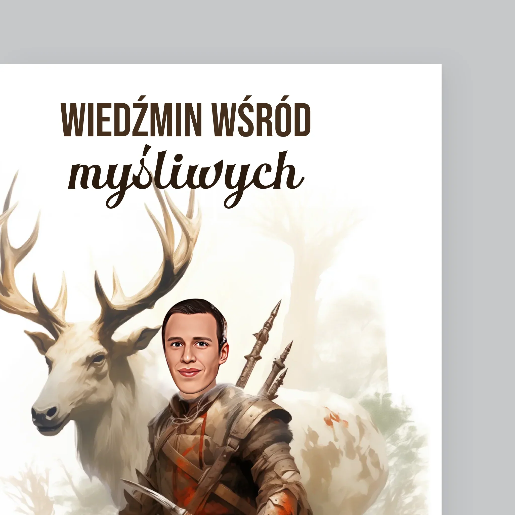 Twoja Postać: Wiedźmin Wśród Myśliwych - Wydruk Obramowany - Image 9