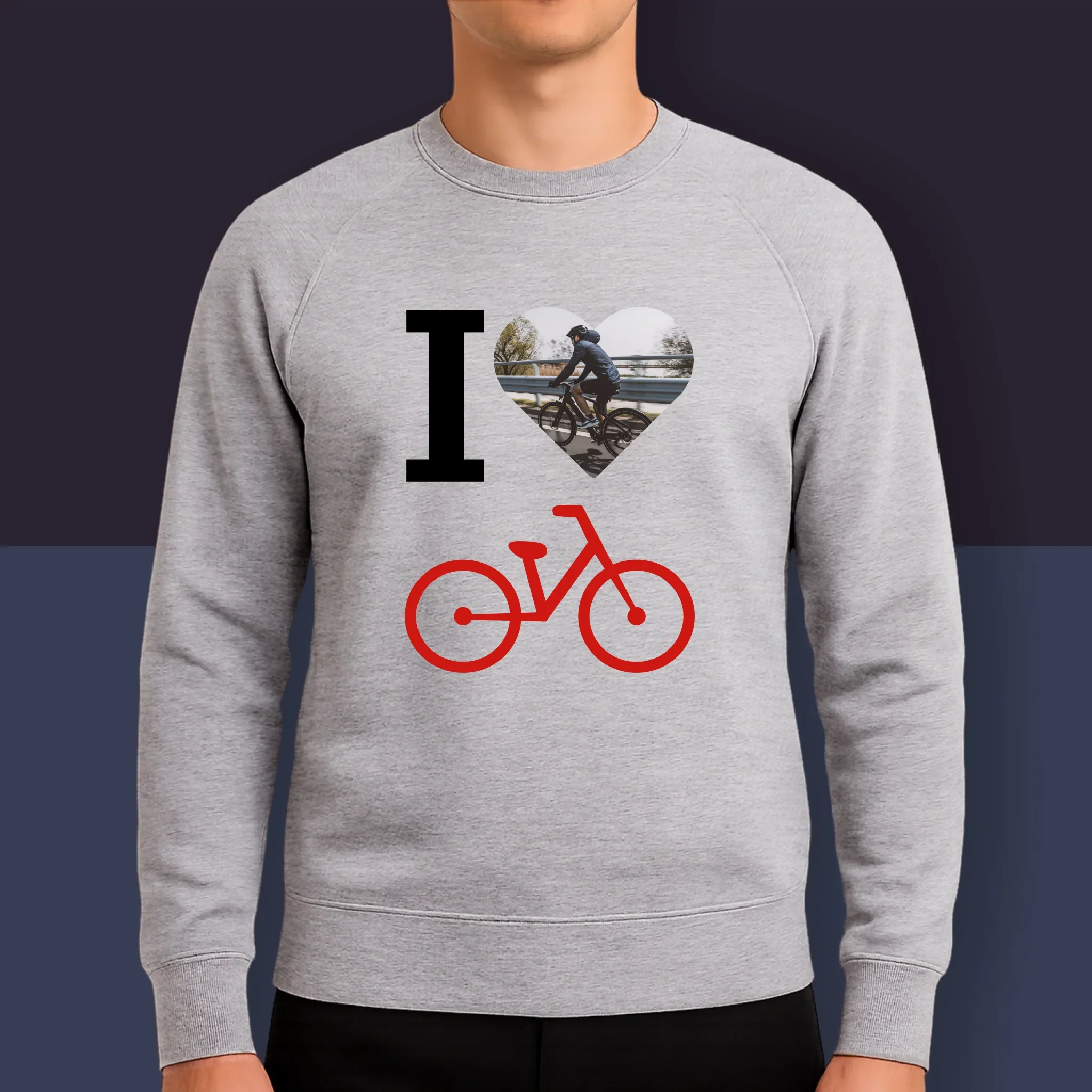 Zdjęcie: I Love Rower - Bluza Męska z Kapturem - Image 9
