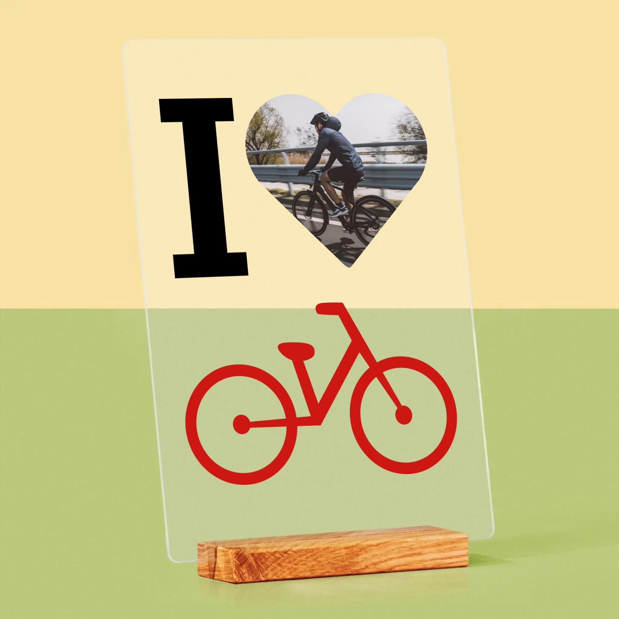 Zdjęcie: I Love Rower - Wydruk na Szkle Akrylowym - Image 4