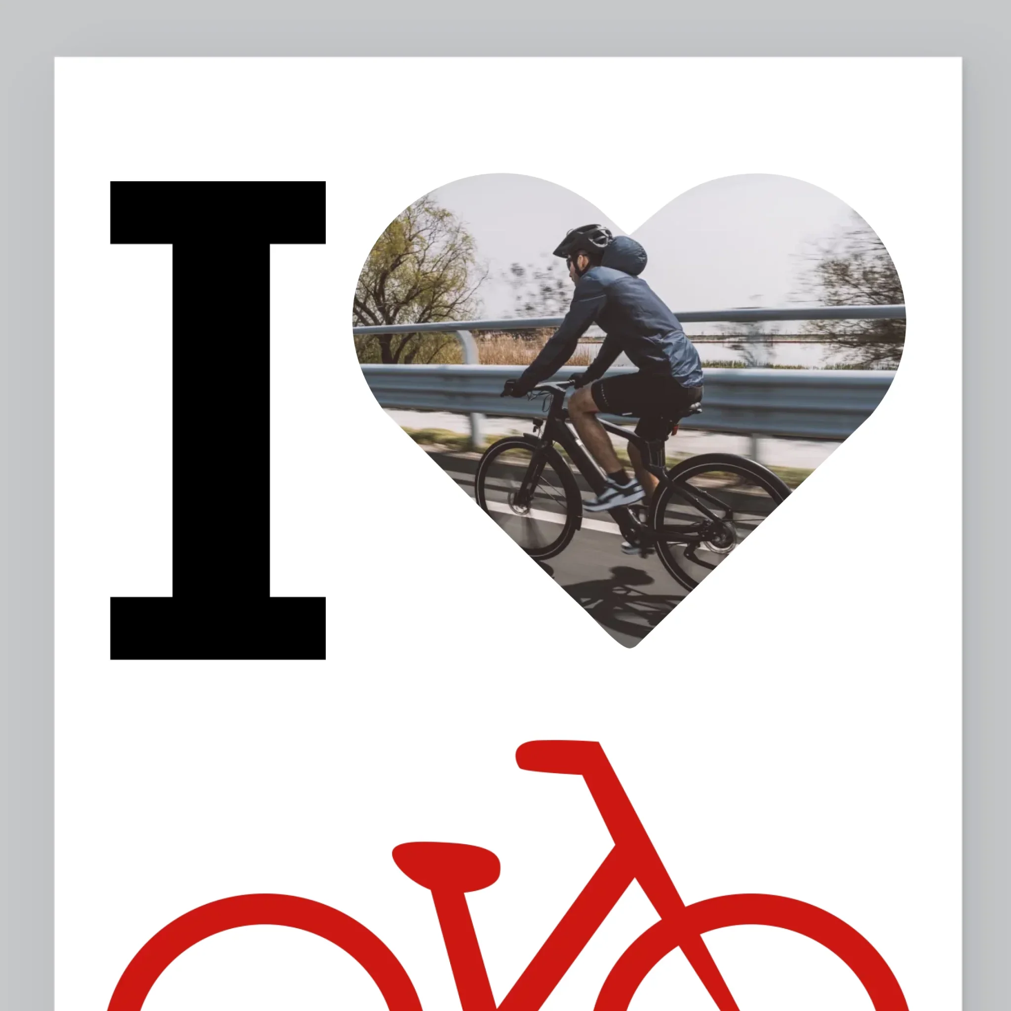Zdjęcie: I Love Rower - Wydruk Obramowany - Image 9