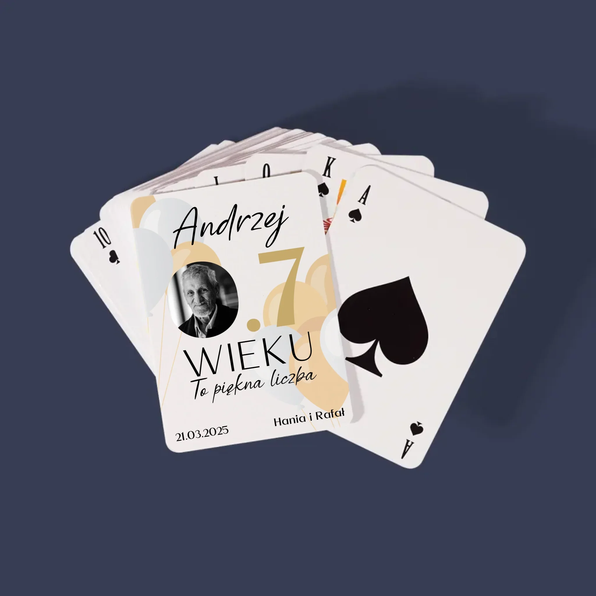 Zdjęcie I Podpis: 0.7 Wieku - Karty Do Gry