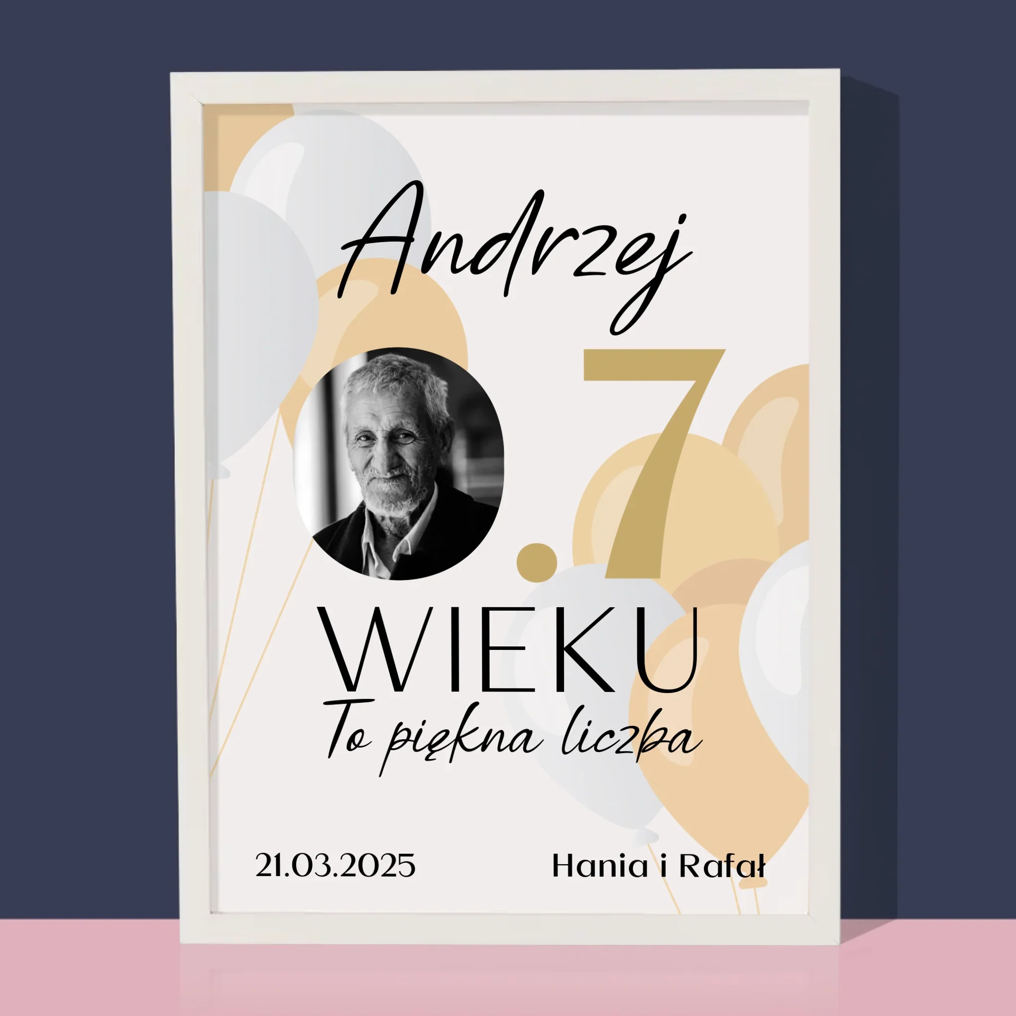 Zdjęcie I Podpis: 0.7 Wieku - Wydruk Obramowany - Image 4