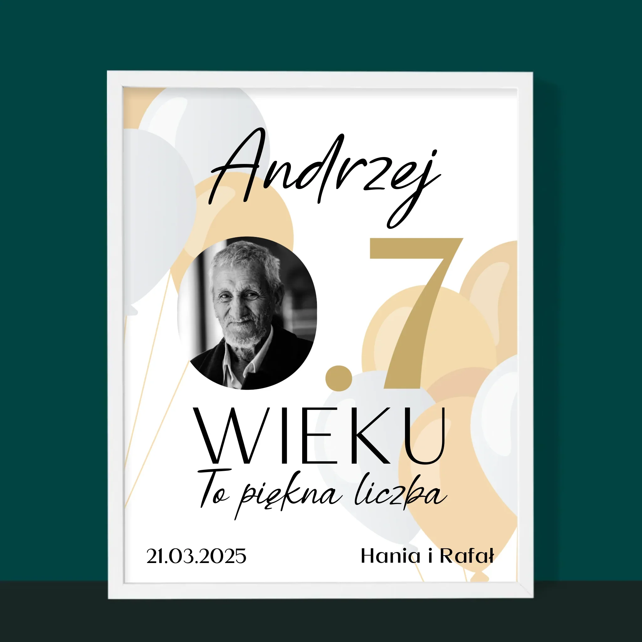 Zdjęcie I Podpis: 0.7 Wieku - Wydruk Obramowany - Image 6